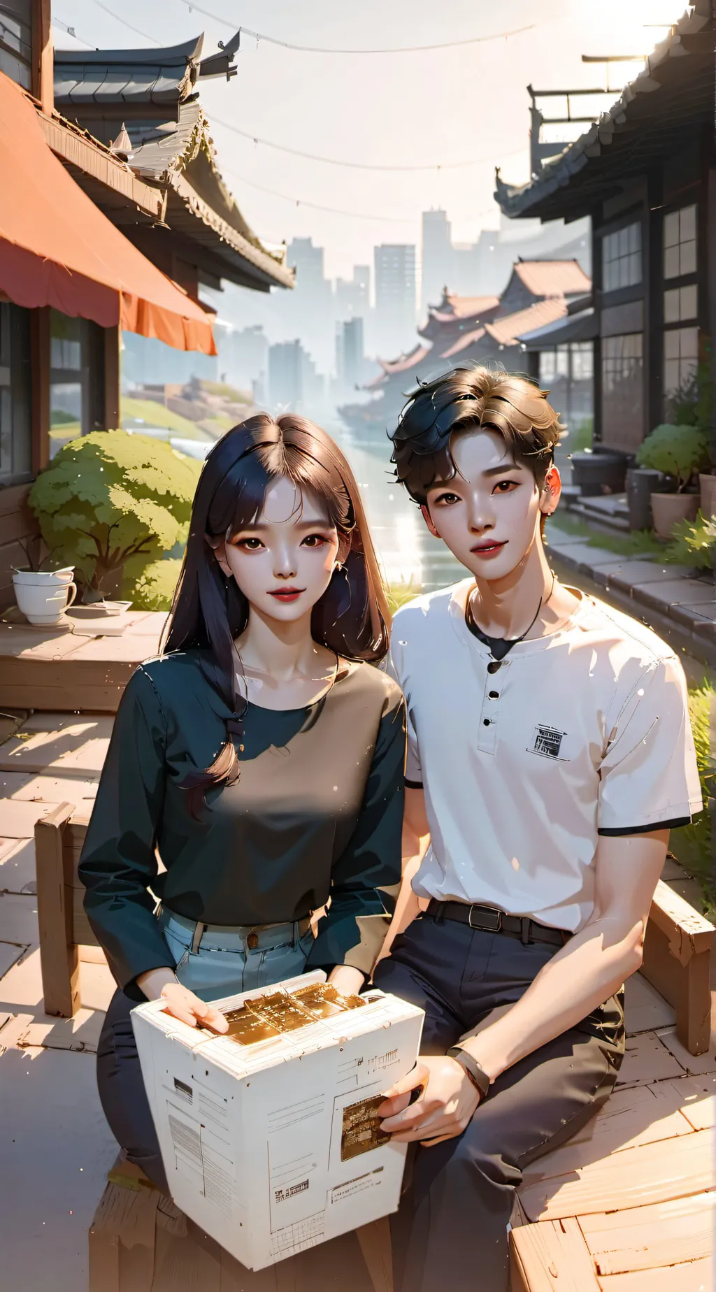ai character: skz & Rachel background