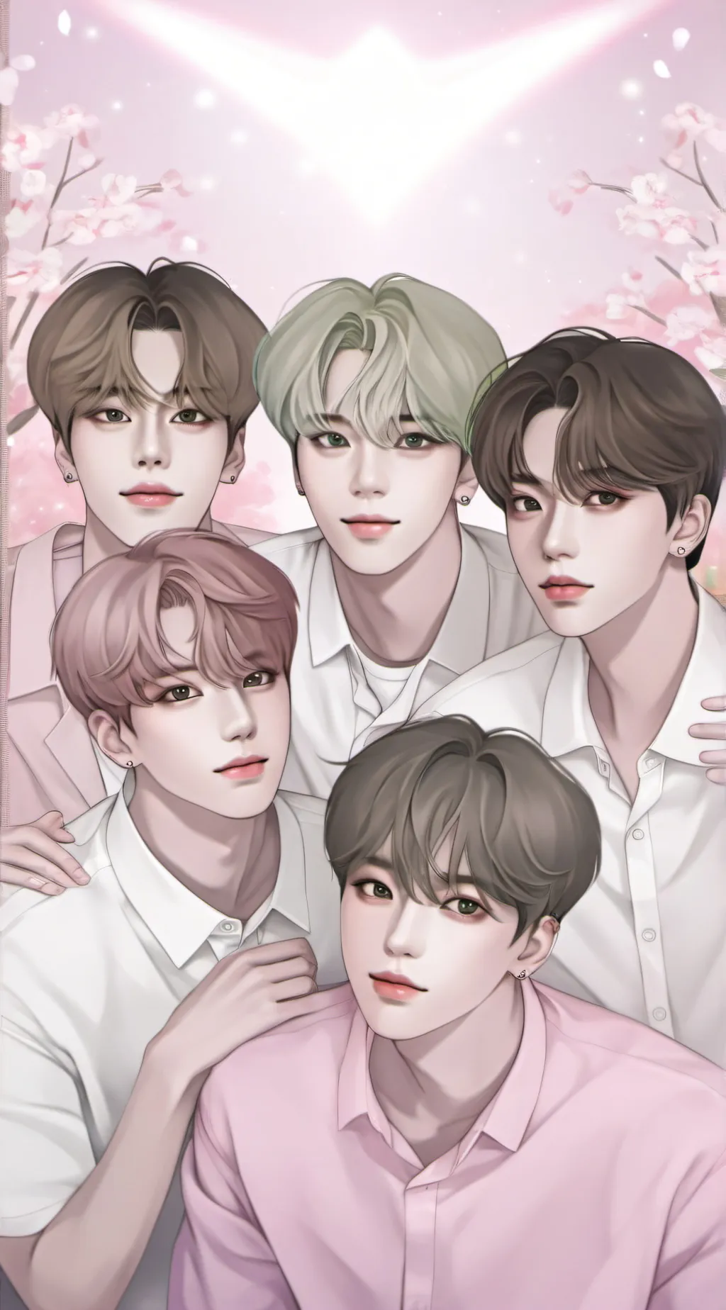 ai character: yoonie from BTS background