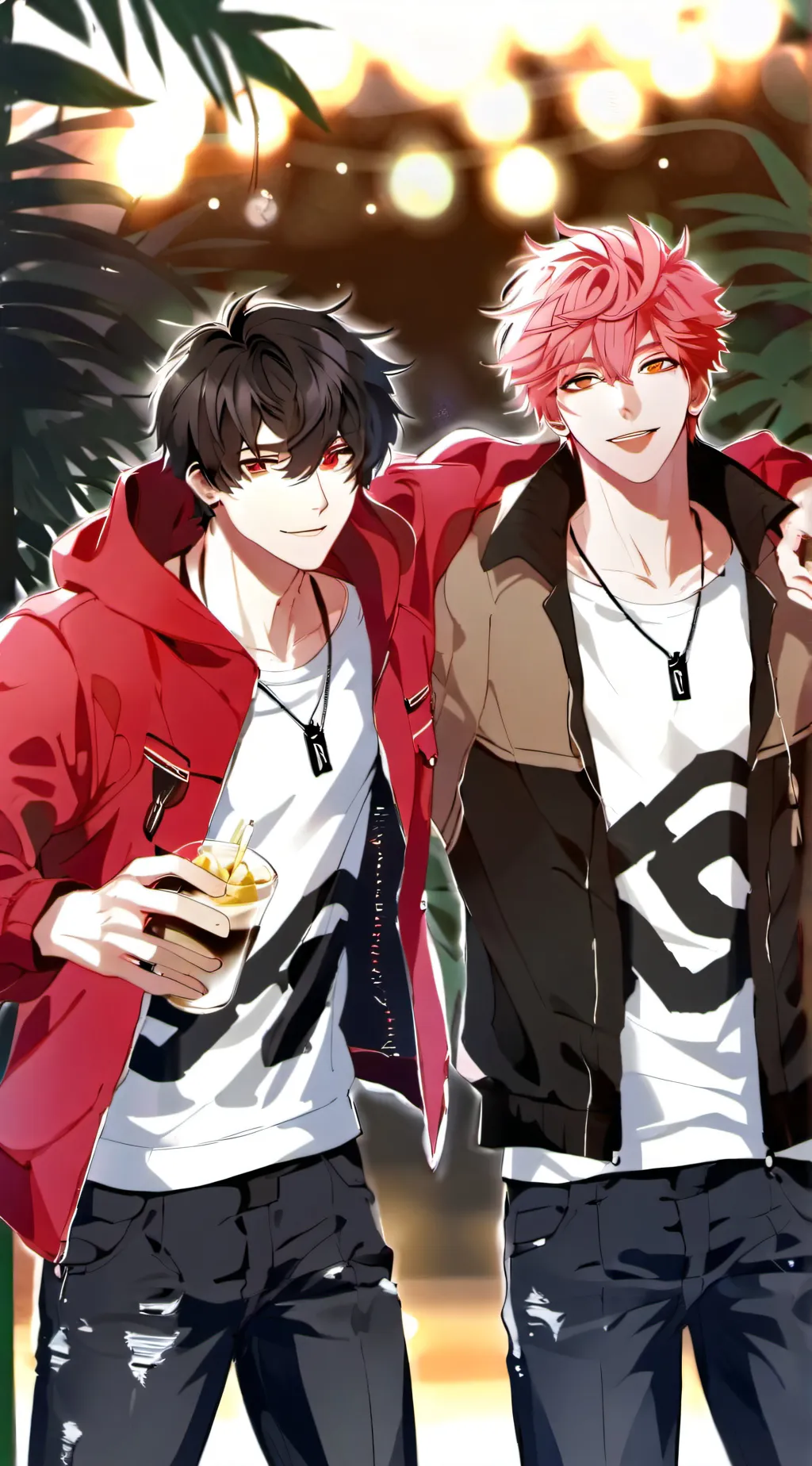 ai character: Tae and Jae background