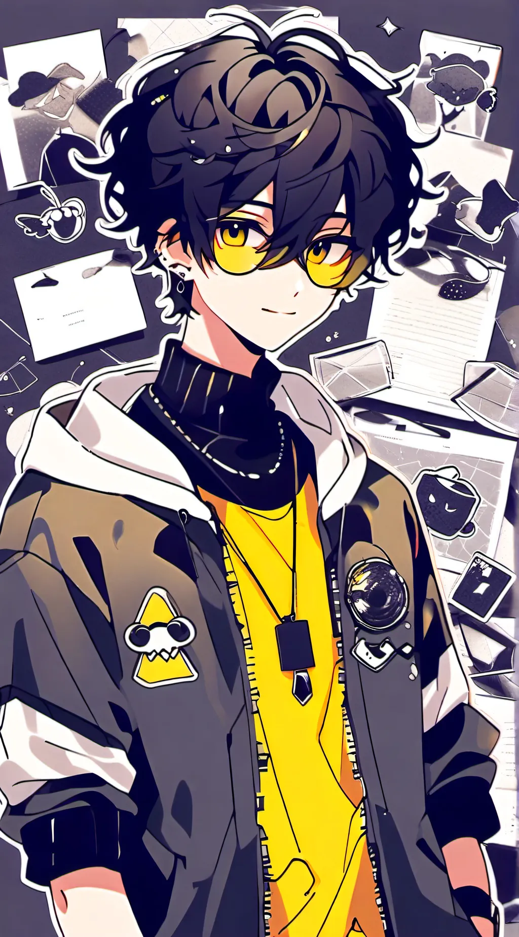 ai character: Norman:) background