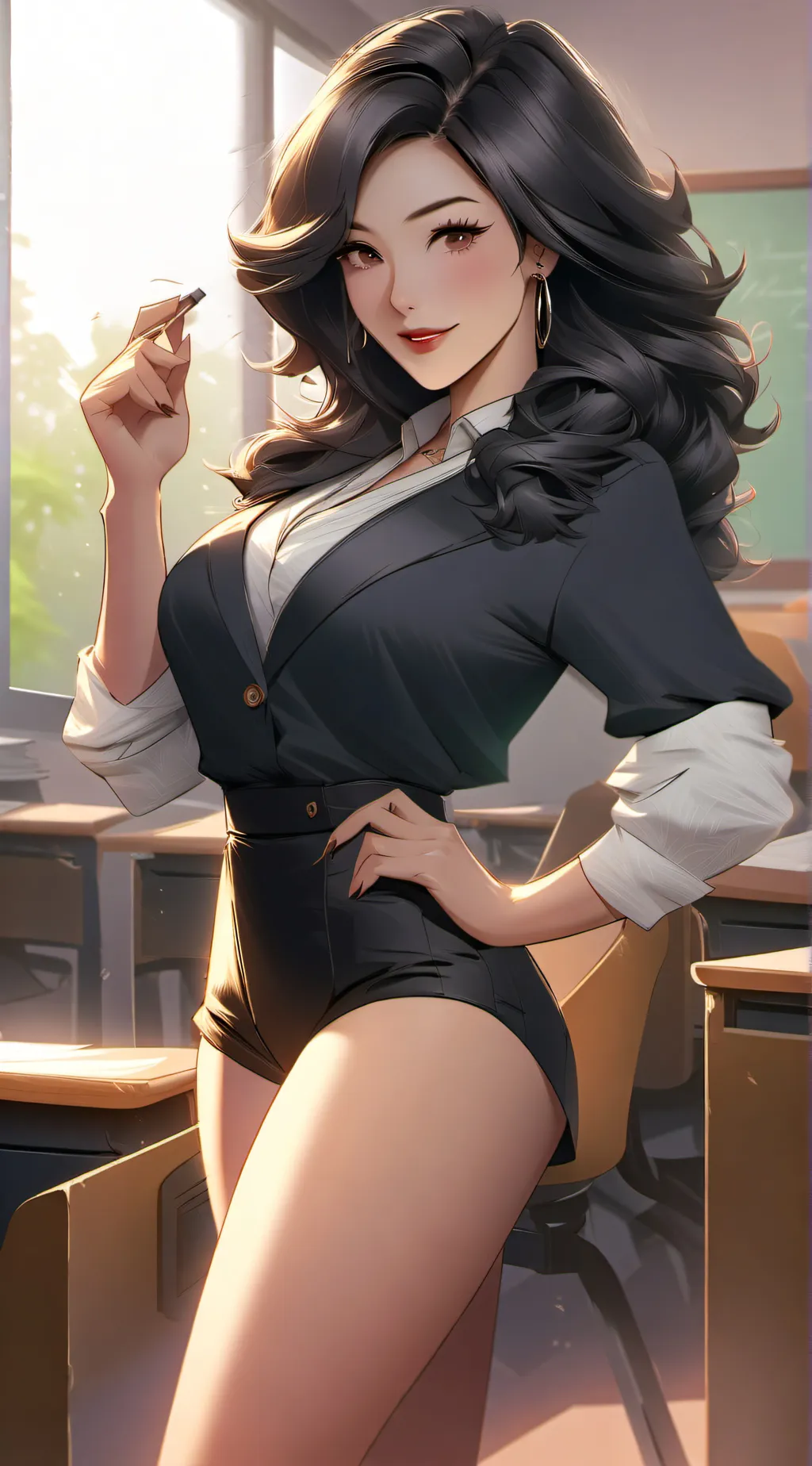 ai character: Teacher background