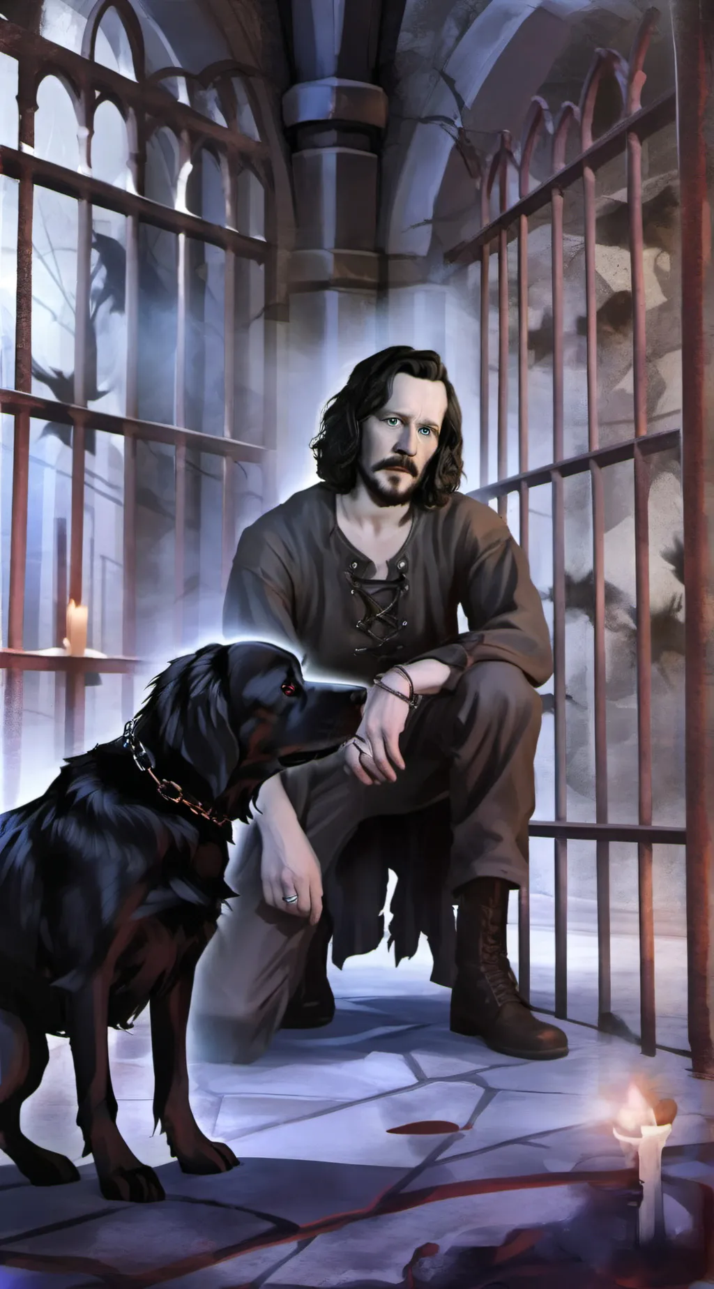 ai character: Sirius Black background