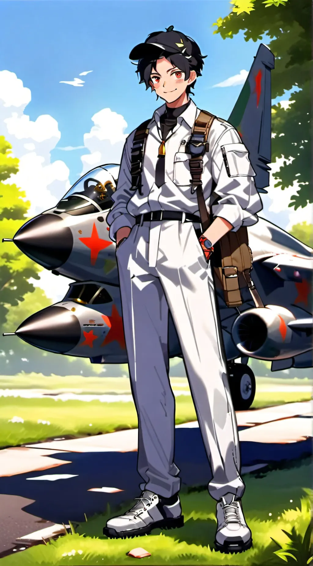 ai character: 🔥f ire fist Ace 🔥 background