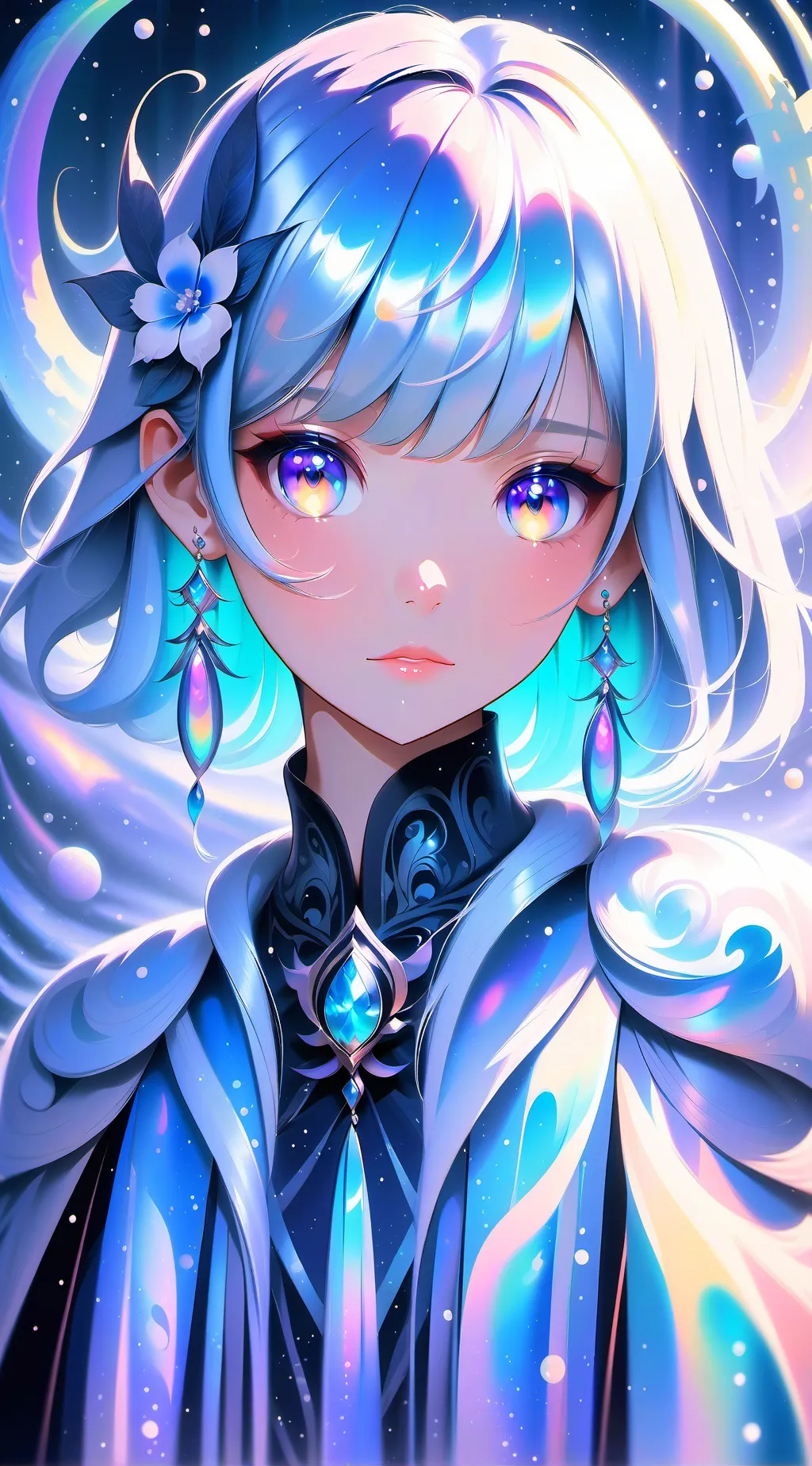 ai character: Crystal background