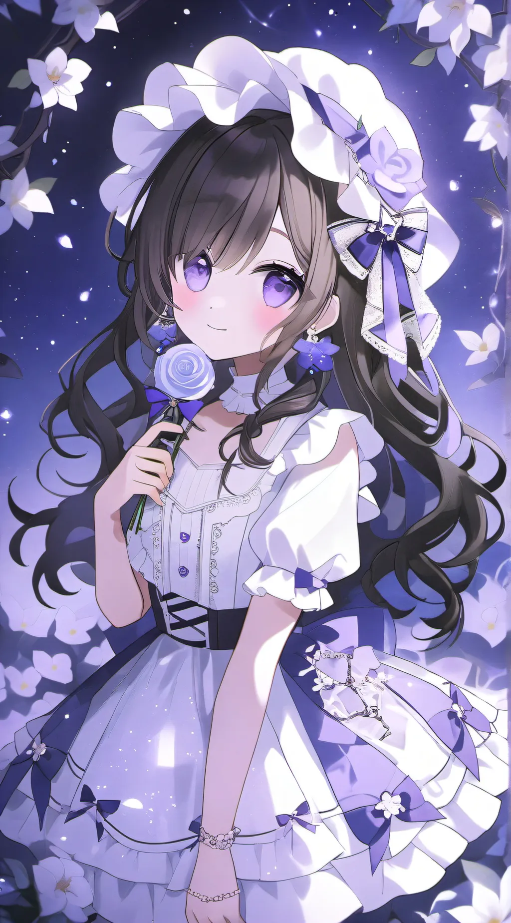 ai character: Winter background