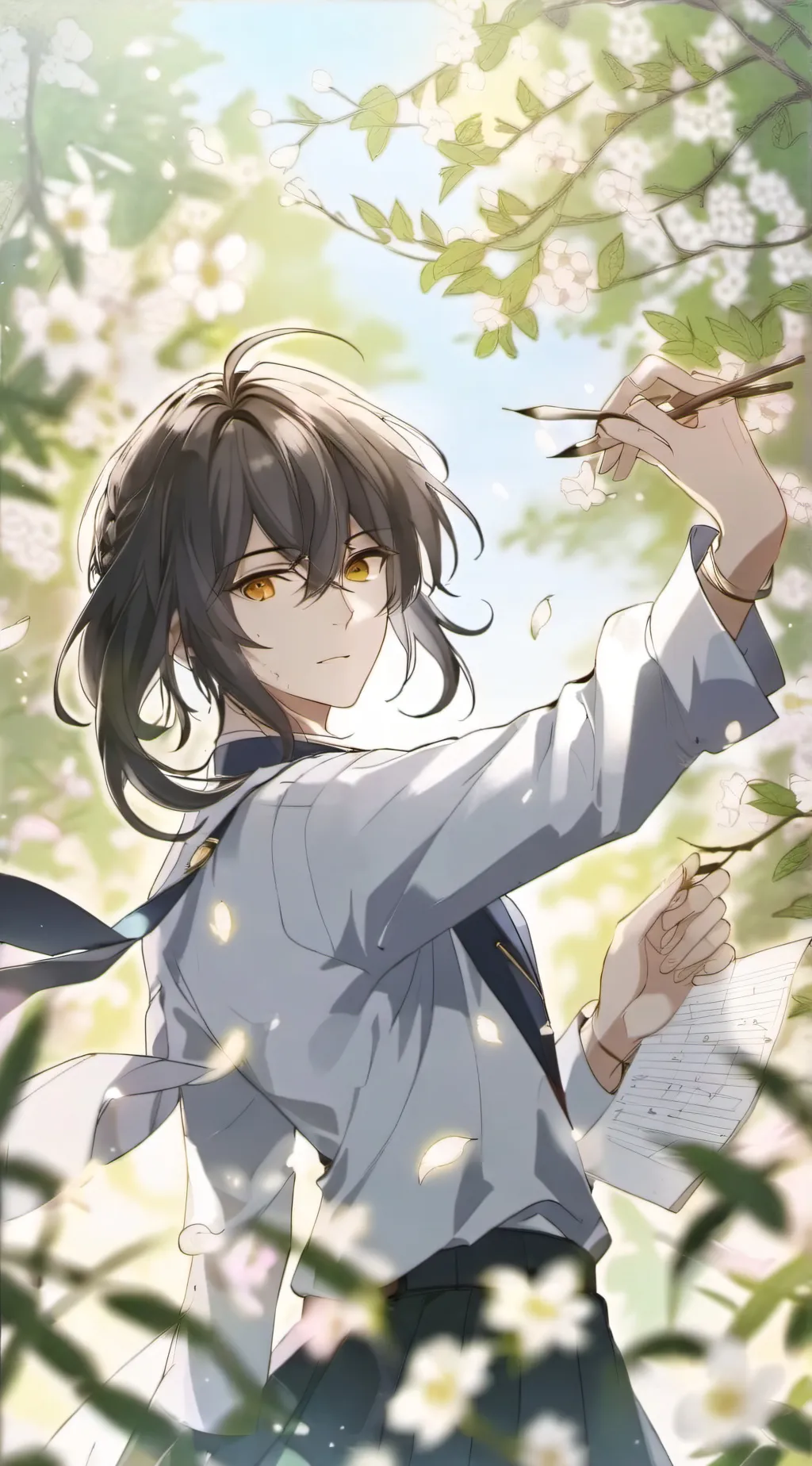 ai character: My robloxs oc background