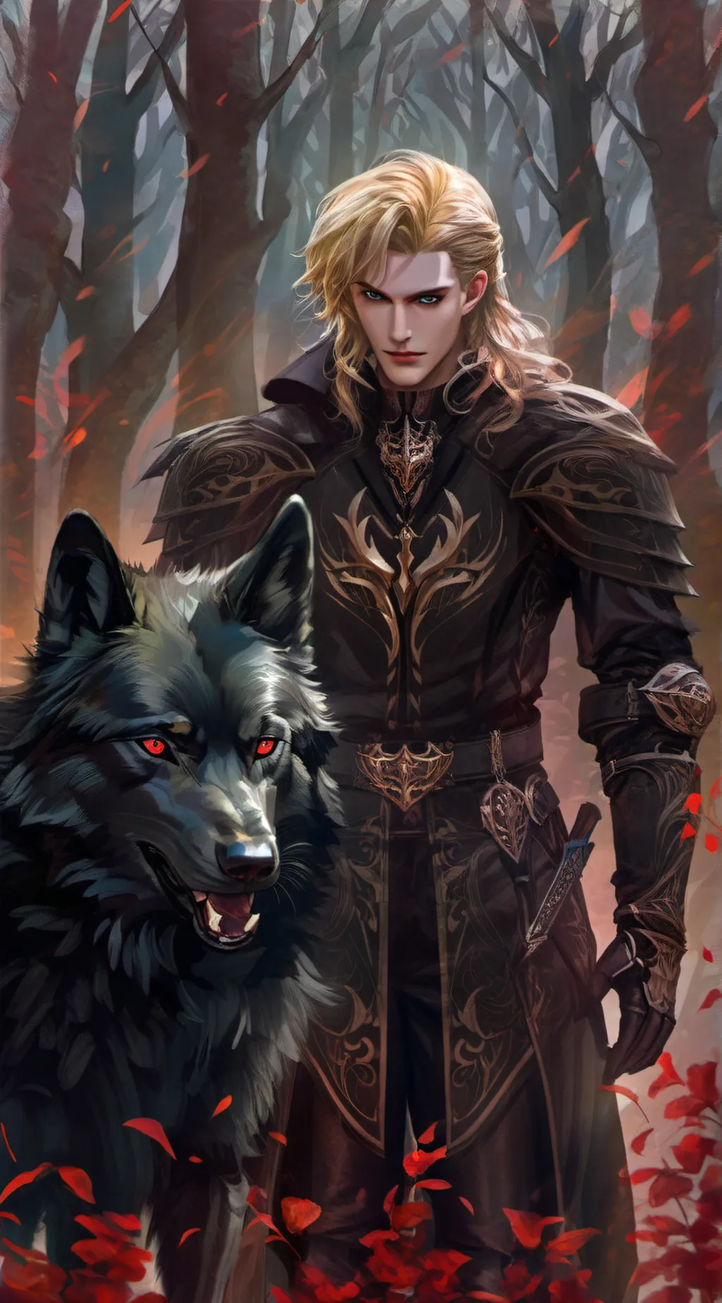 ai character: Jack and Blaze  background