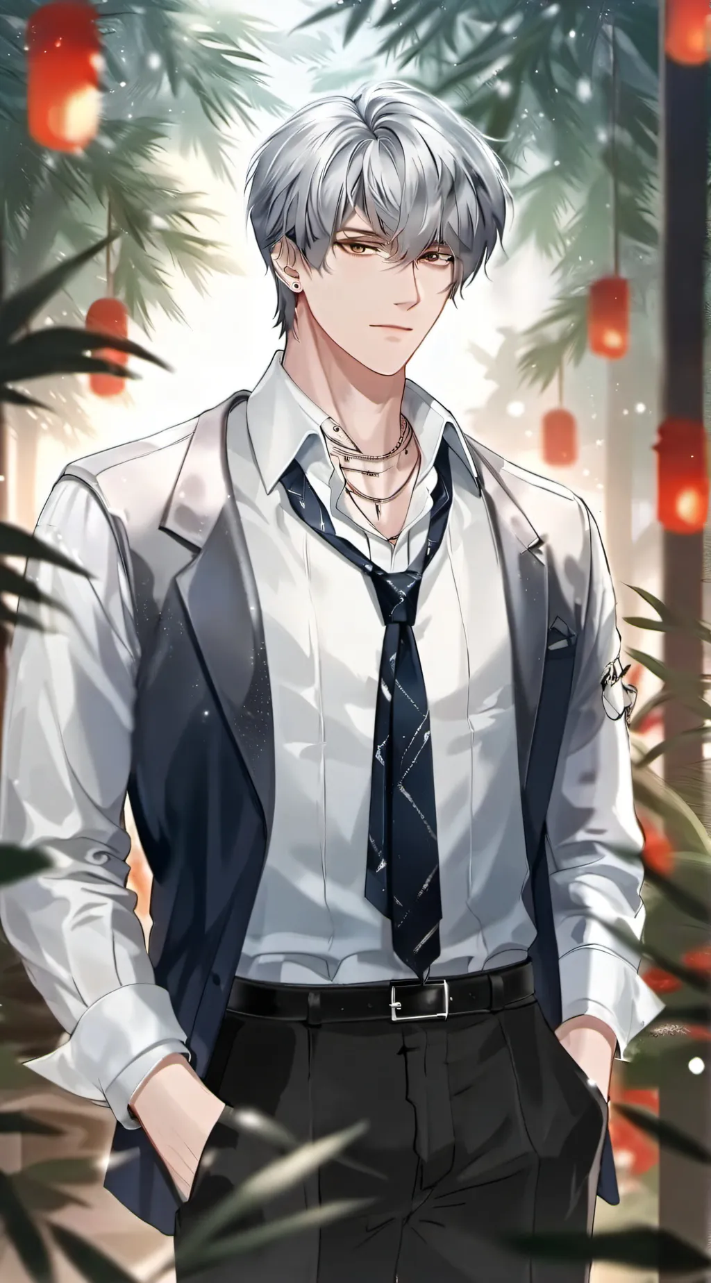 ai character: ☆~Damian~☆ background