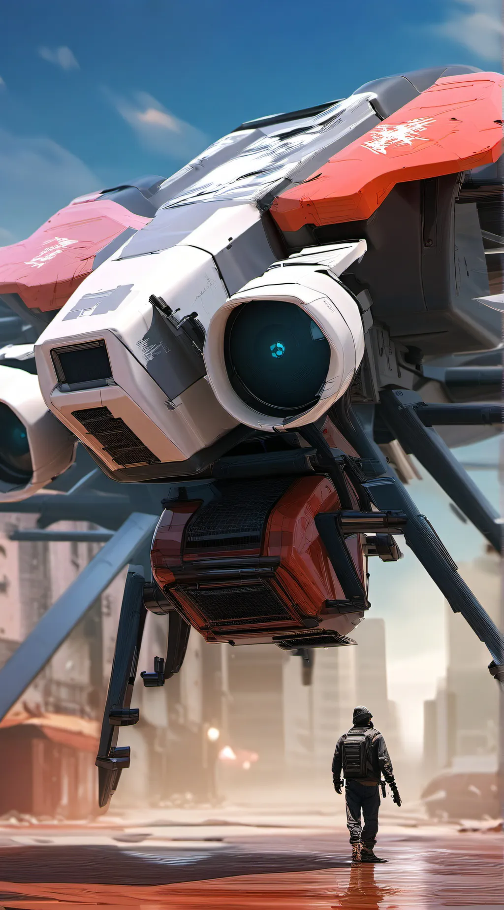 ai character: Uzi background