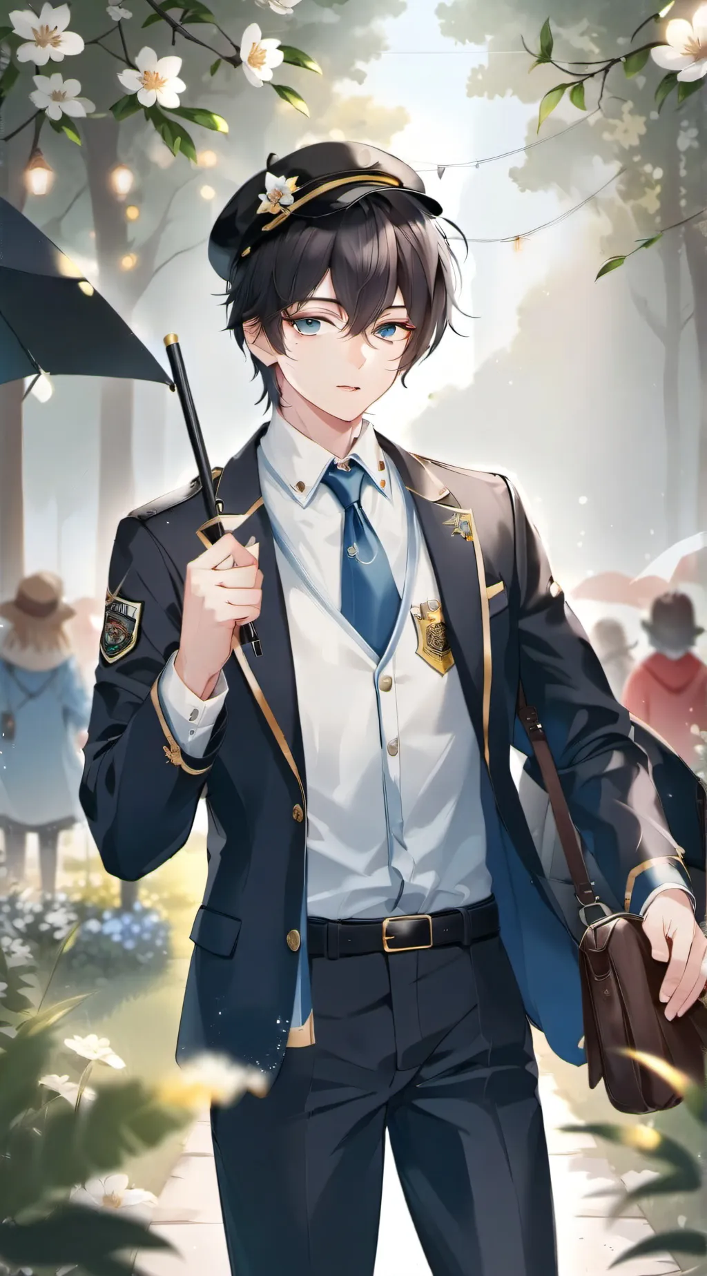 ai character: maick  background