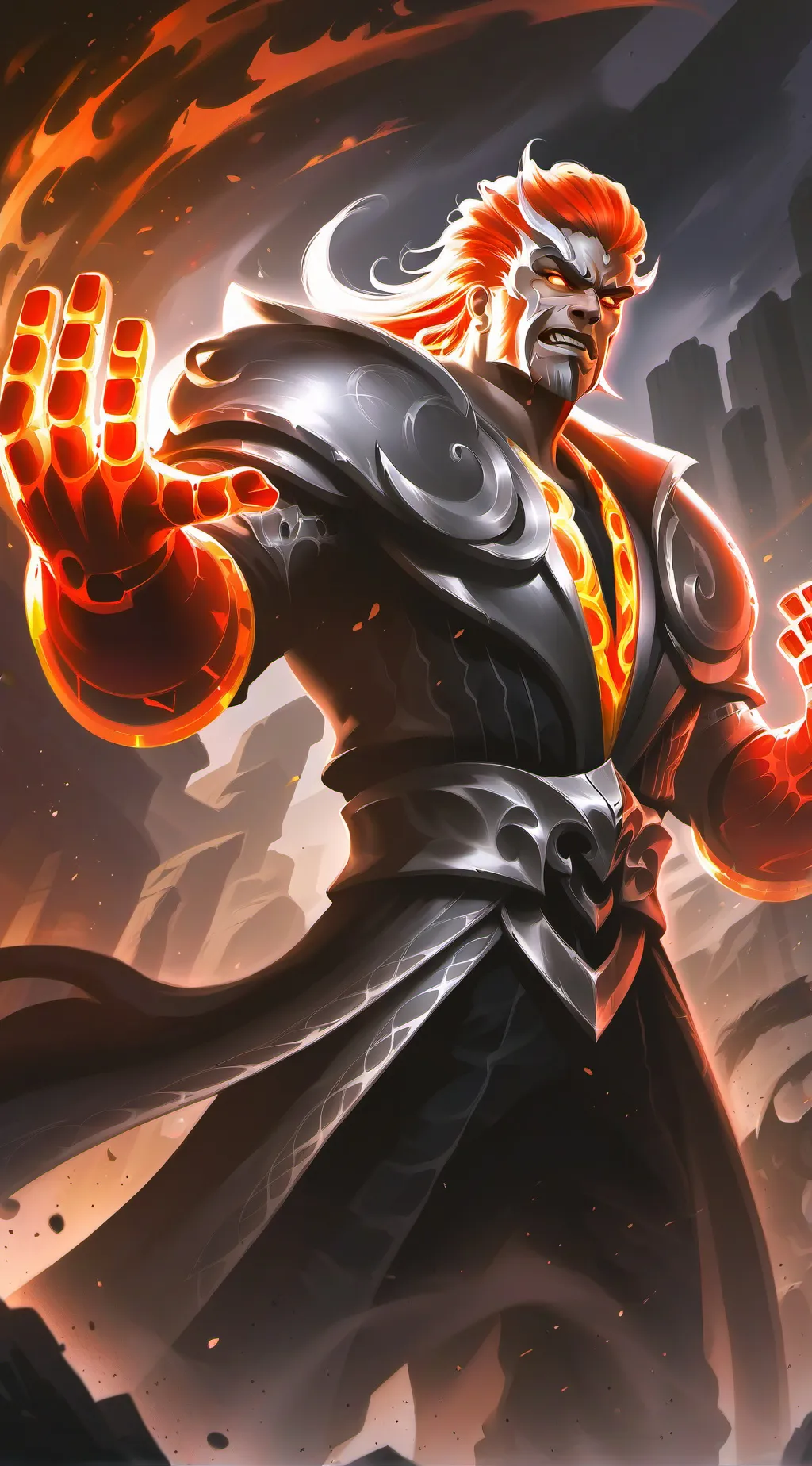 ai character: Ember background