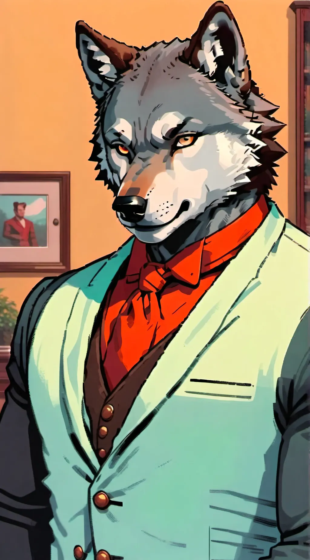 ai character: Pine Lu background