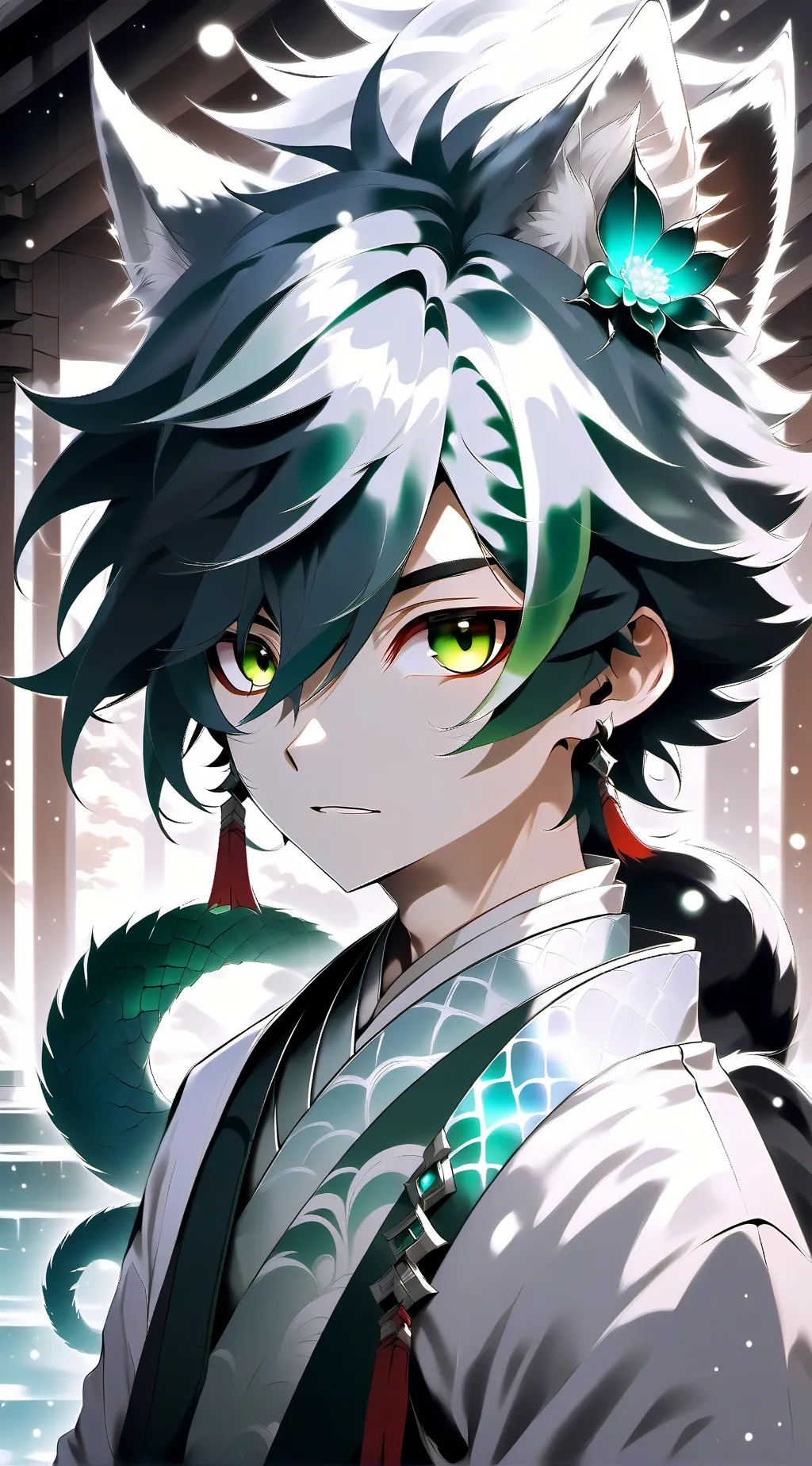 ai character: zoro's lil bro background