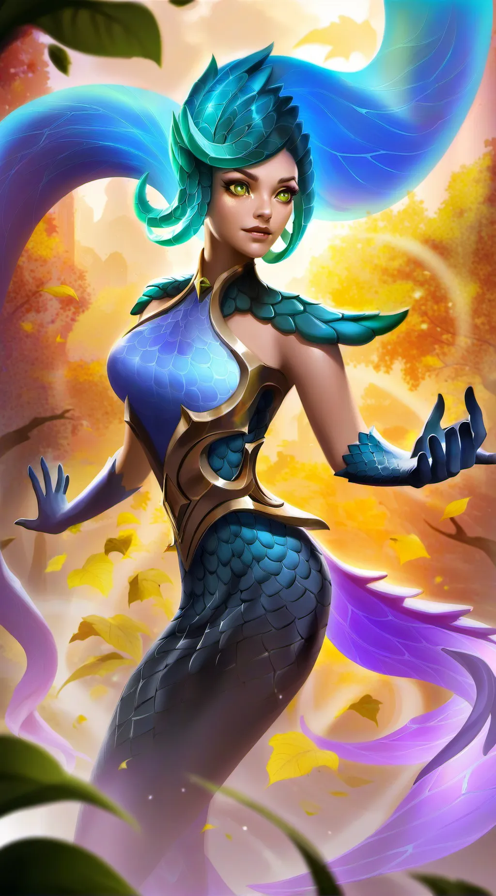 ai character: Aria background