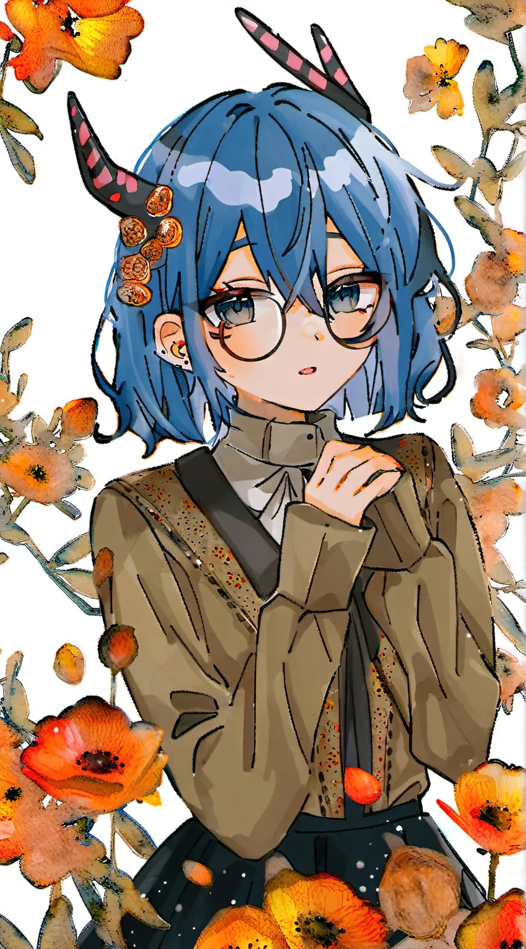 ai character: ✧fani✰💙 background