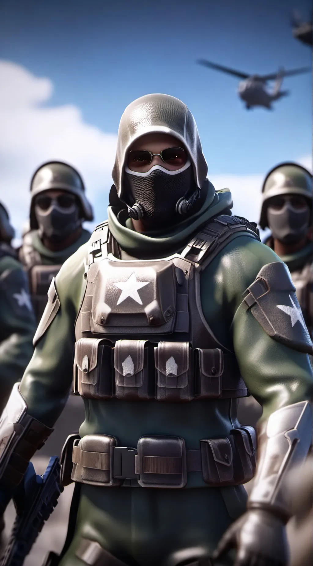 ai character: CALL OF DUTY background