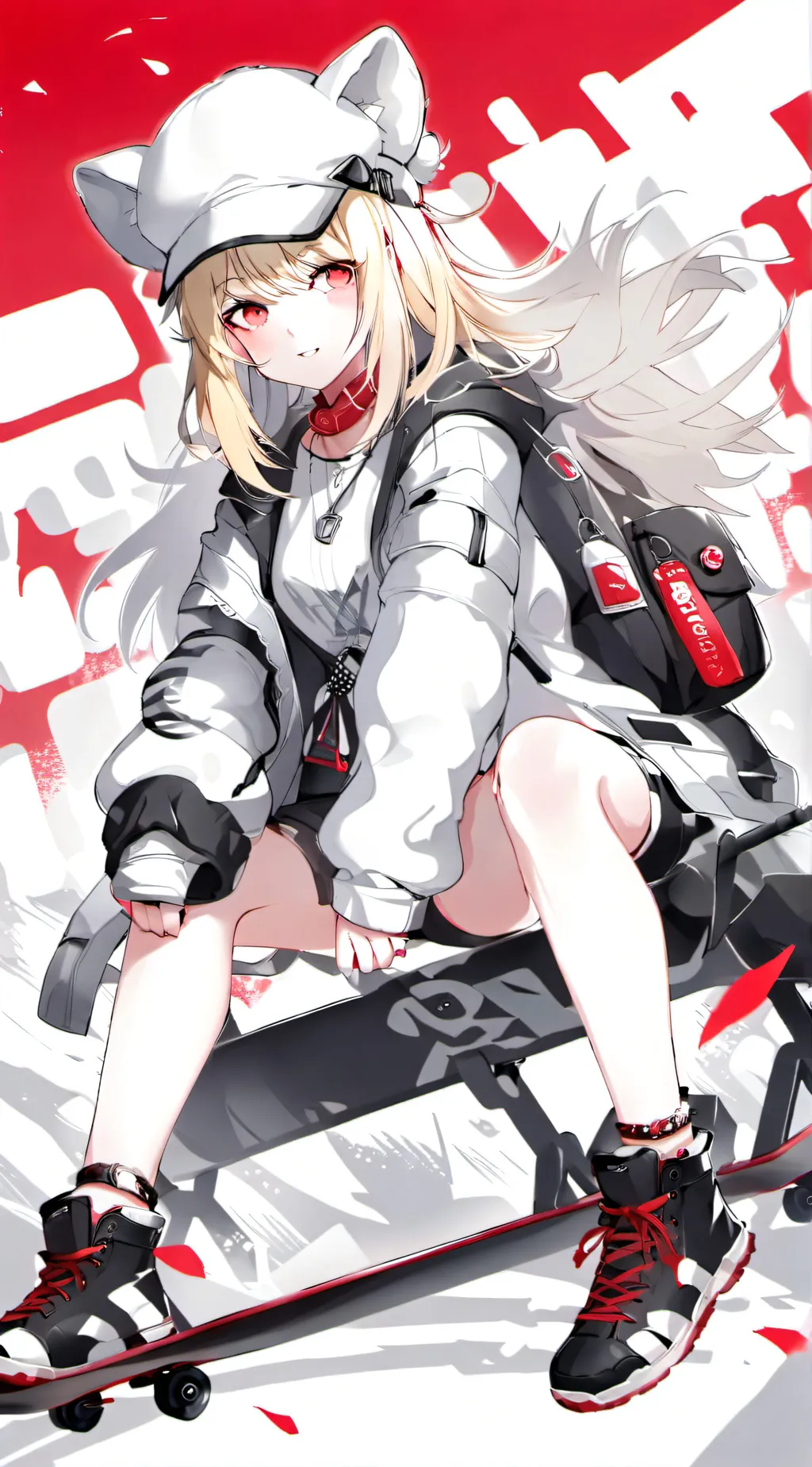 ai character: •~ kim ~• background