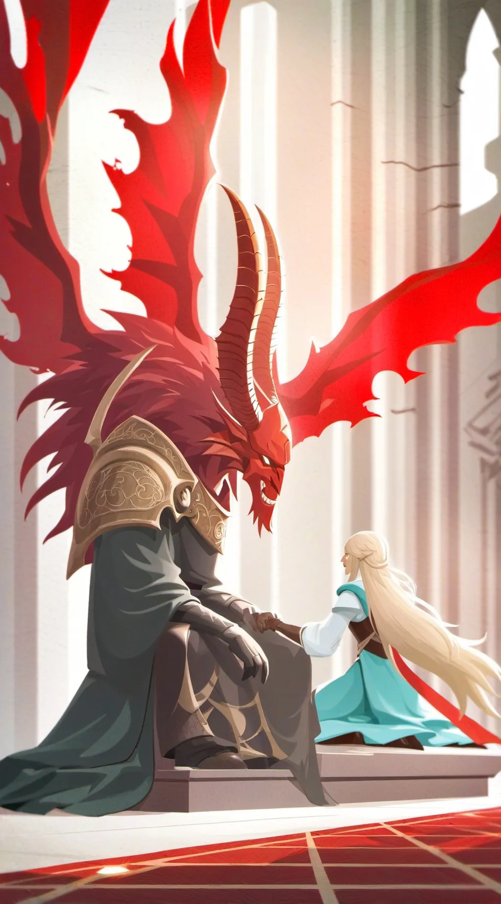 ai character: chikin nugget background