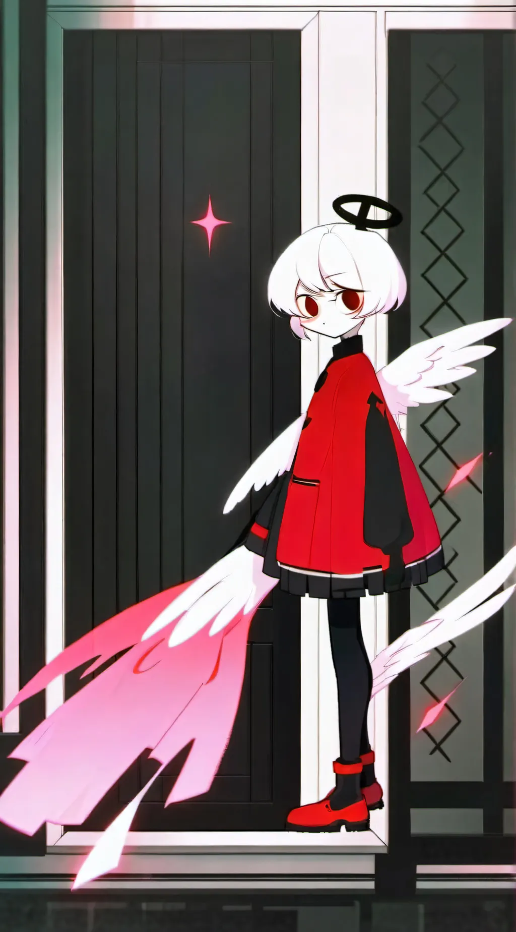 ai character: Angel HH background