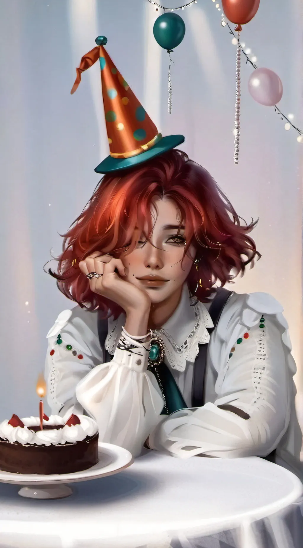 ai character: the smiling clown background