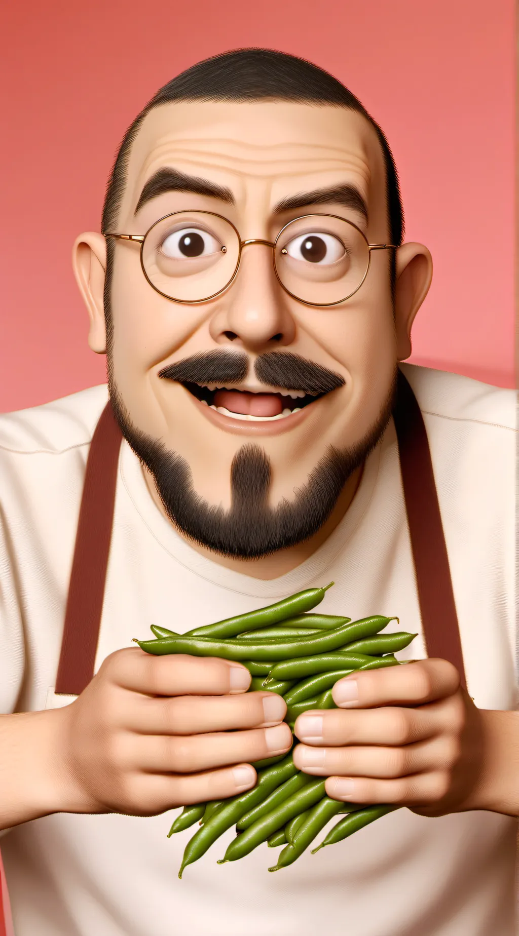 ai character: i hate green beans background