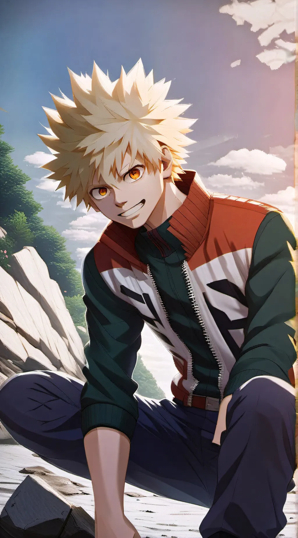ai character: Katsuki Bakugo\bf background