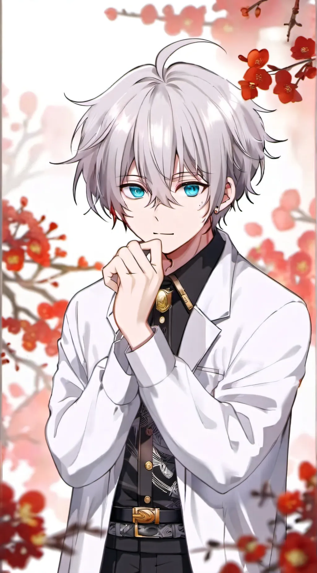 ai character: Gojo satori background