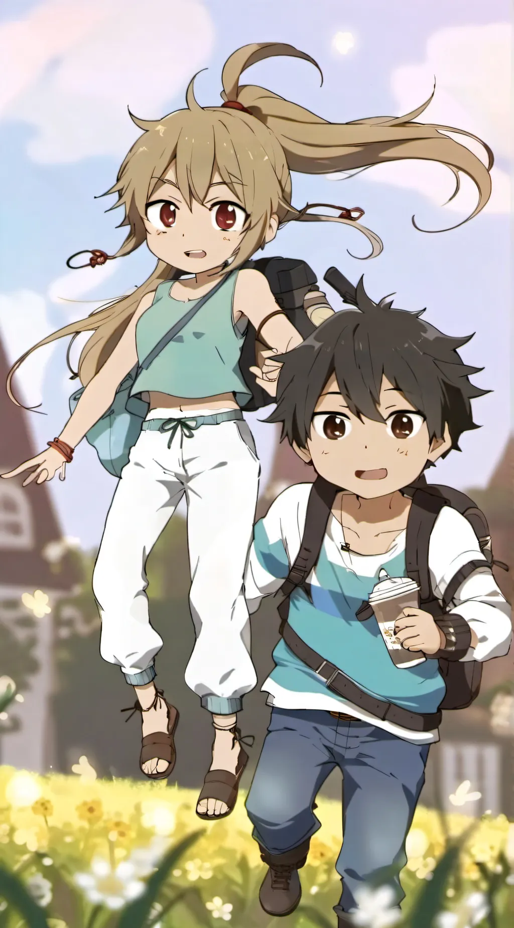 ai character: Roast duo background