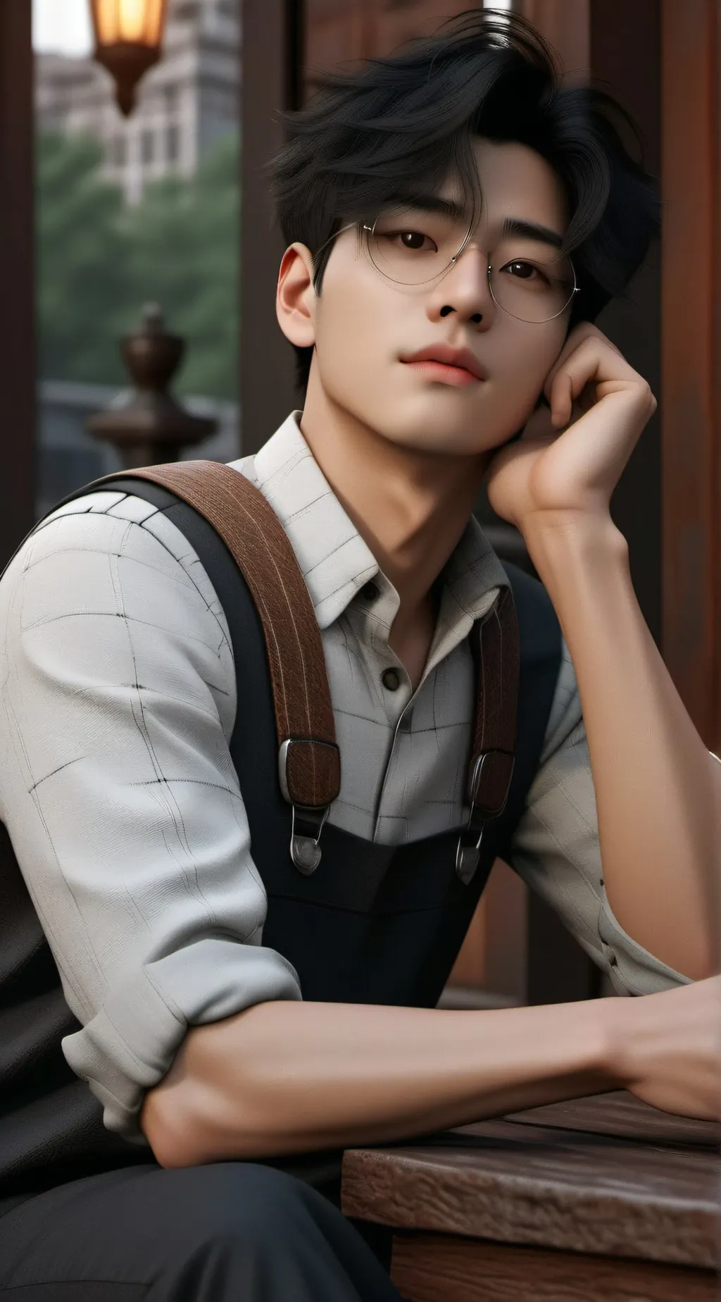 ai character: Park Sung Ho background