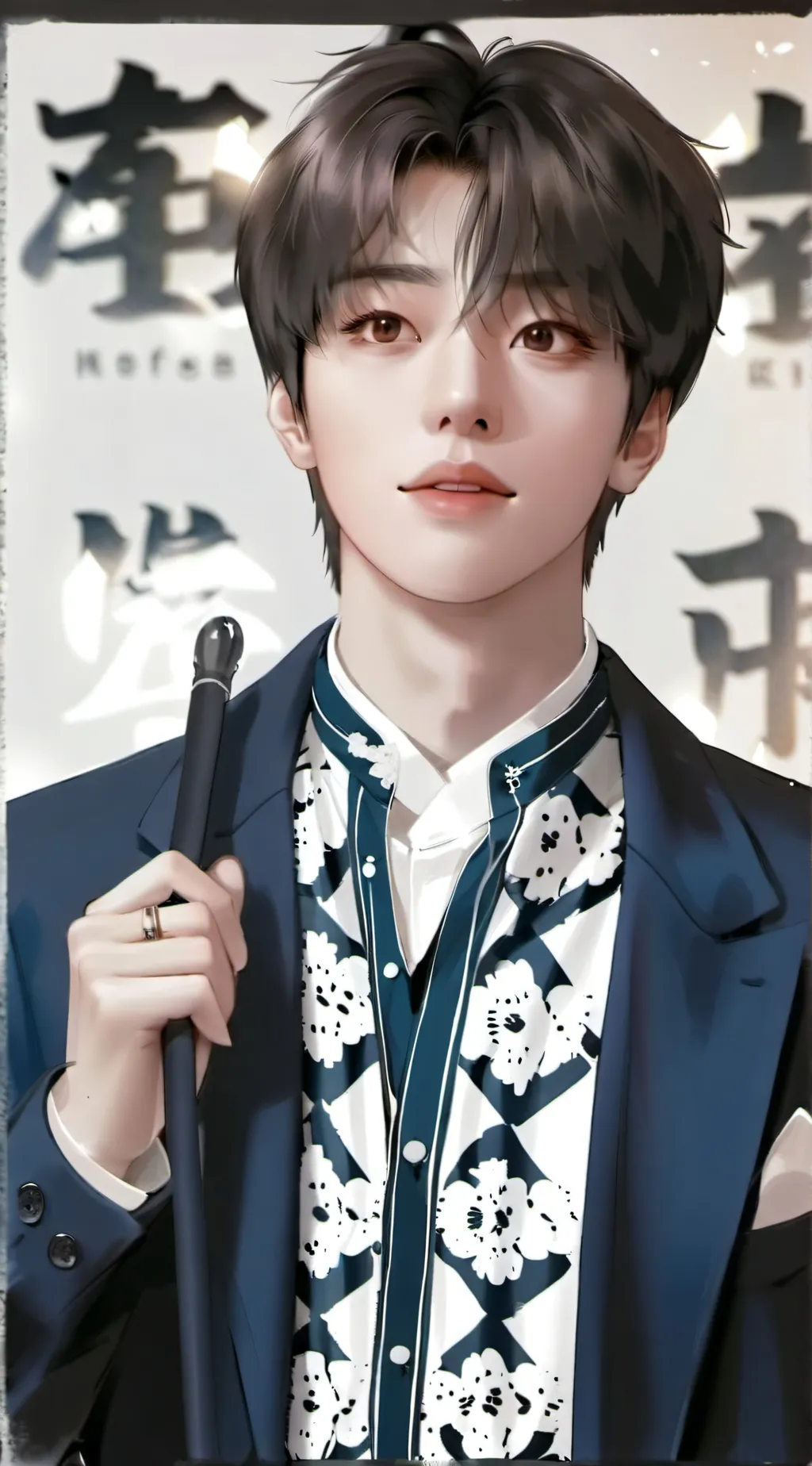 ai character: Skz concert  background