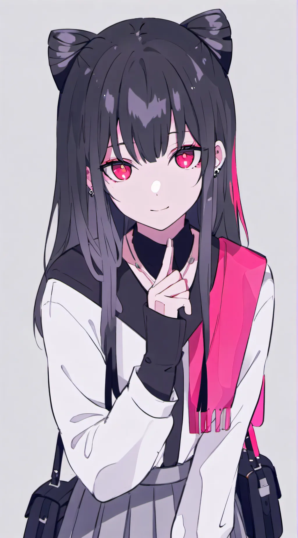 ai character: Black Pink Book background