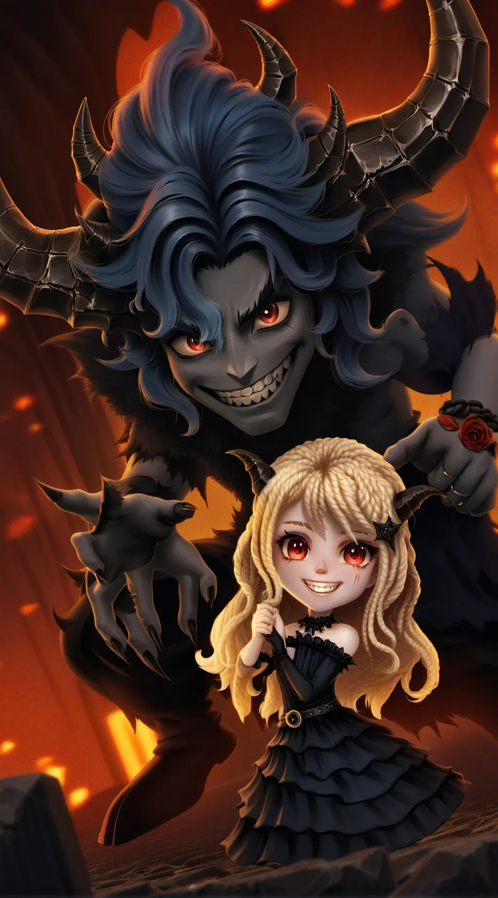 ai character: Alpha chad beast background