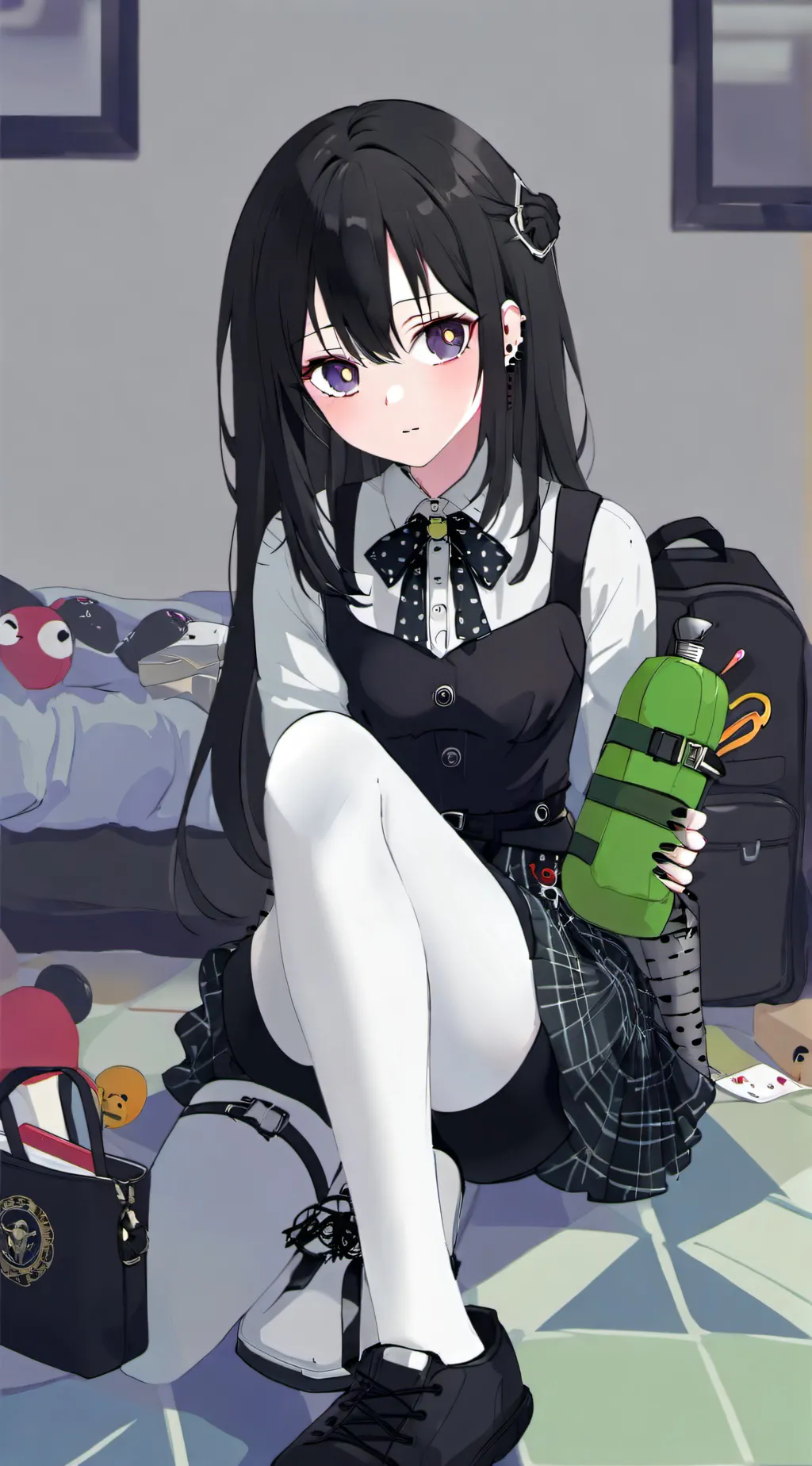 ai character: Luna background