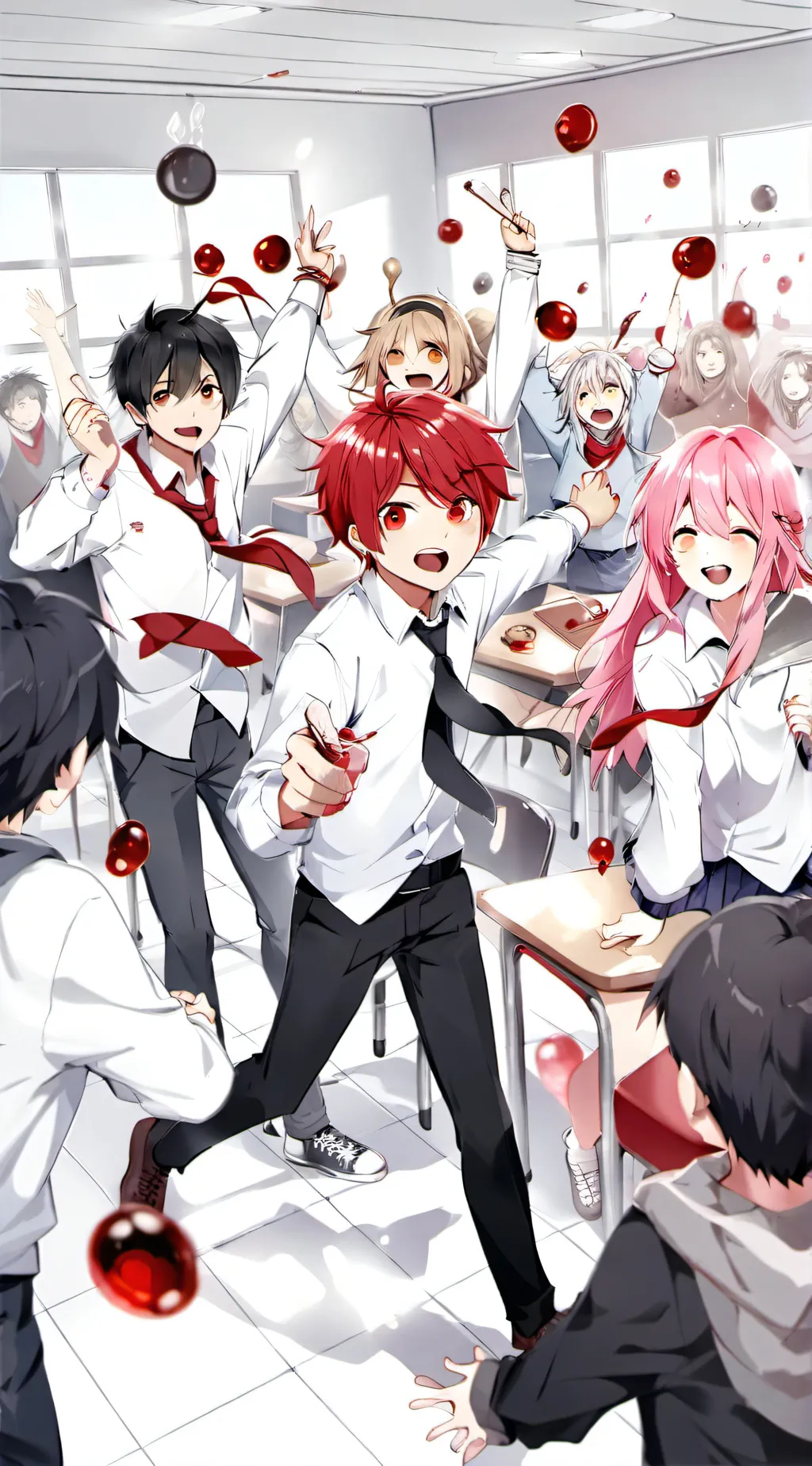 ai character: Grade 5 background