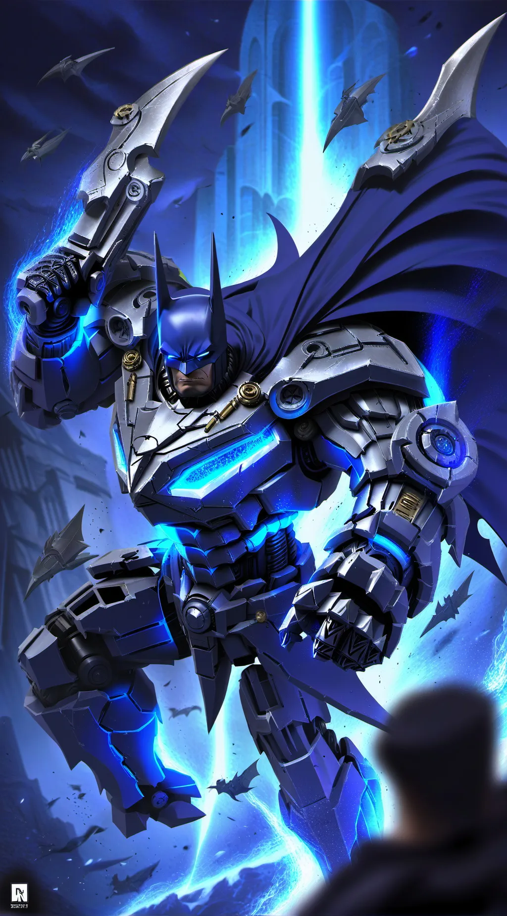 ai character: Batman  background