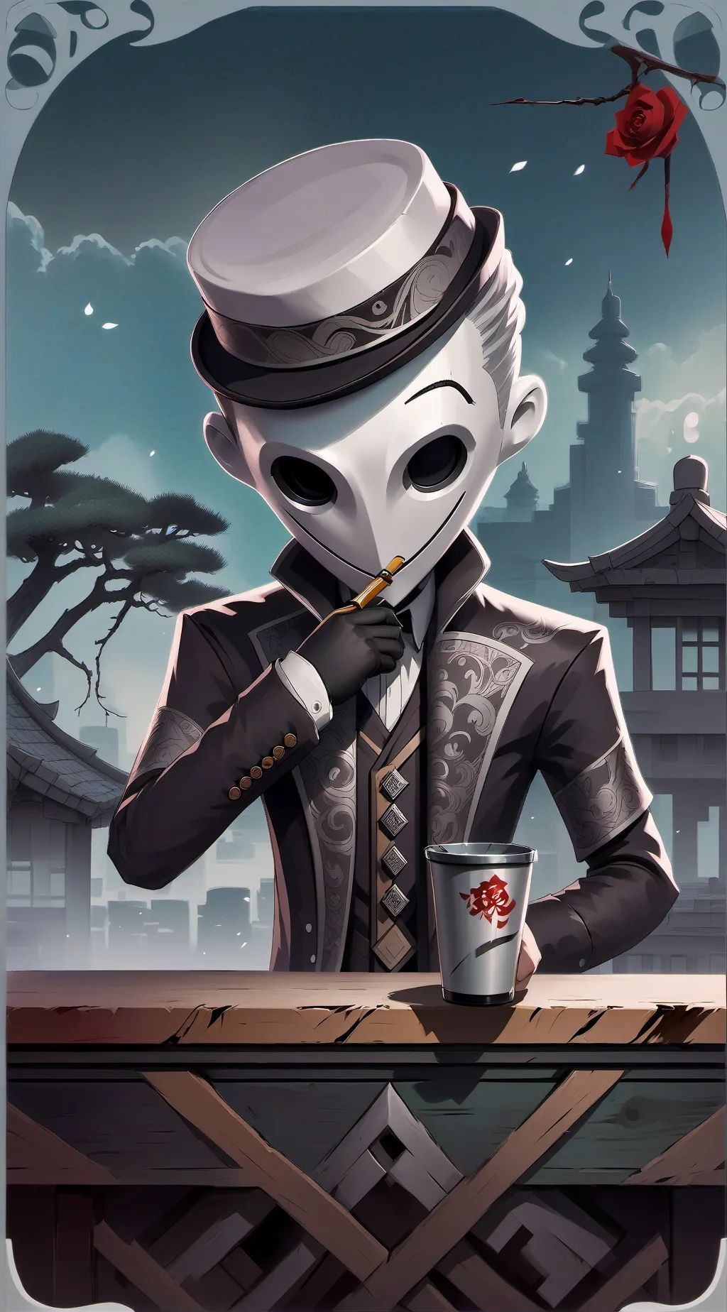 ai character: the artist  background