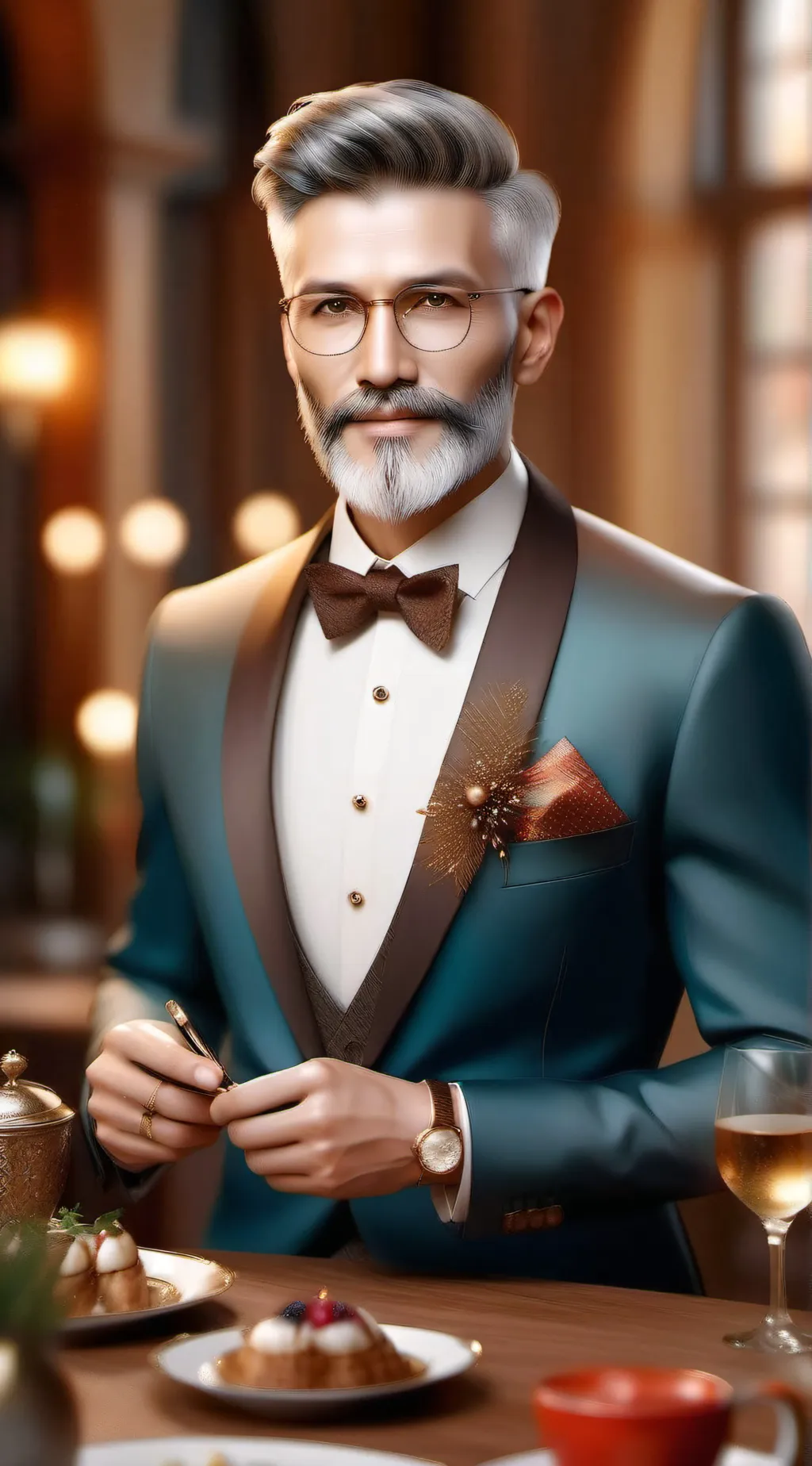 ai character: John Decov background