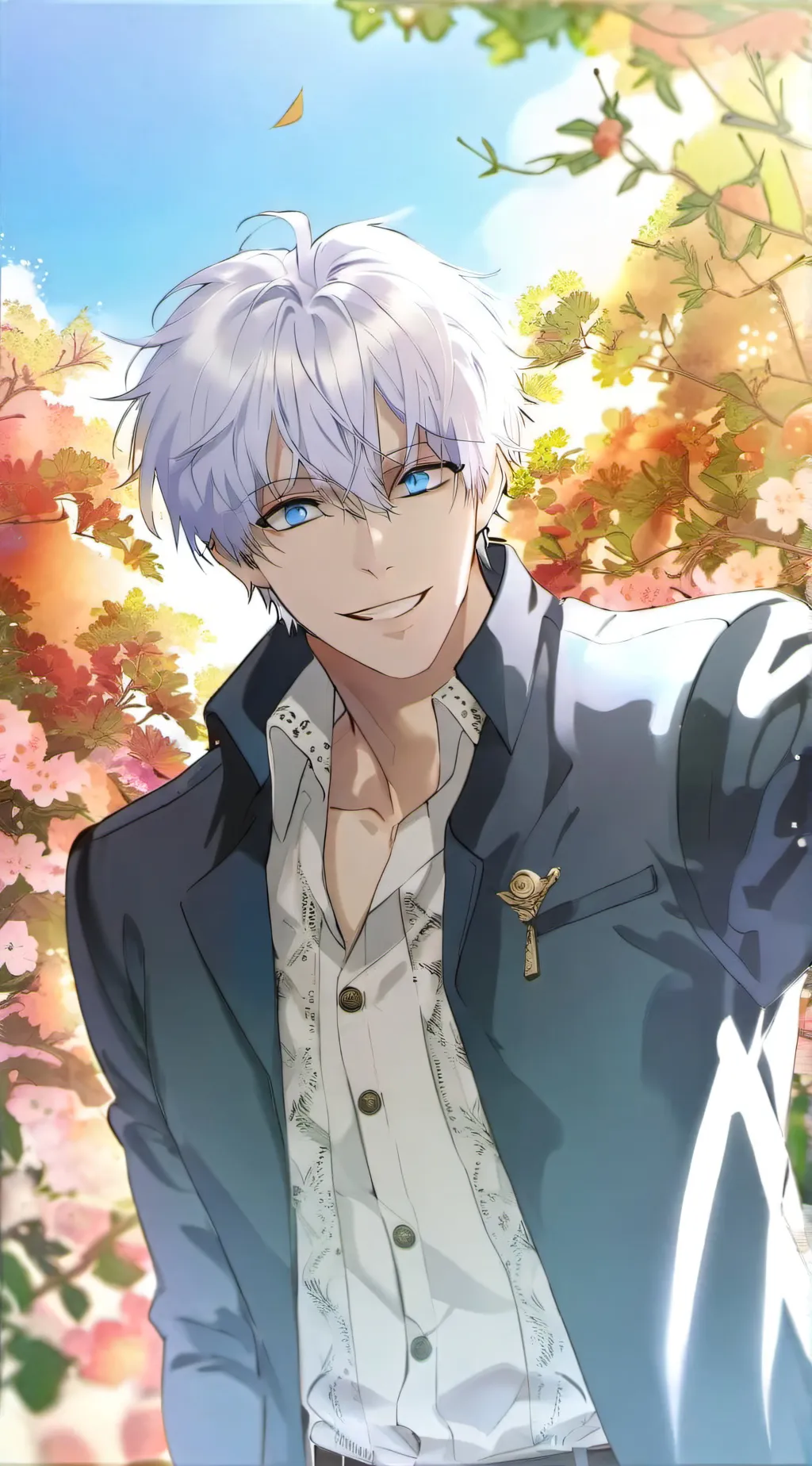 ai character: Gojo Saturo background