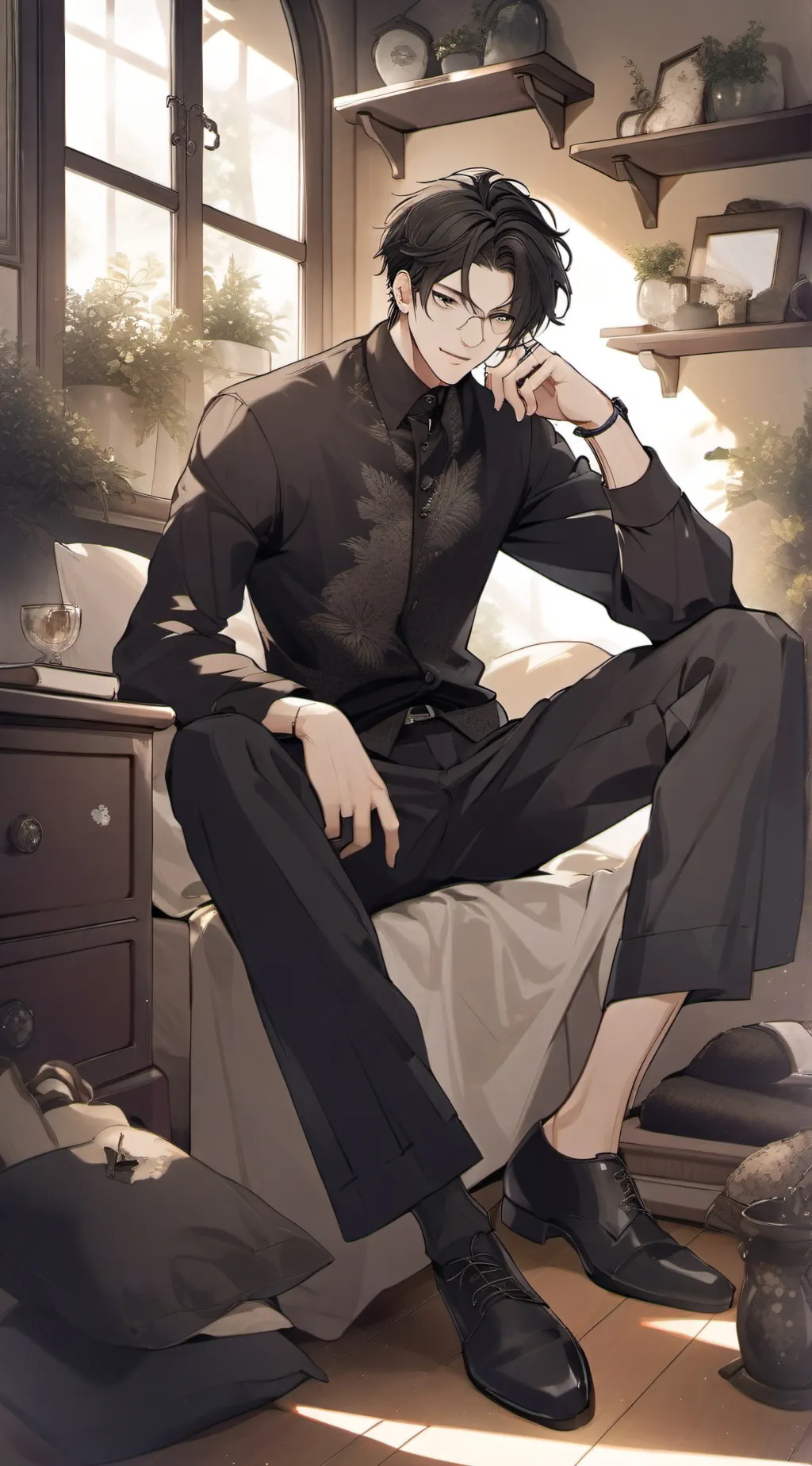 ai character: Alex background