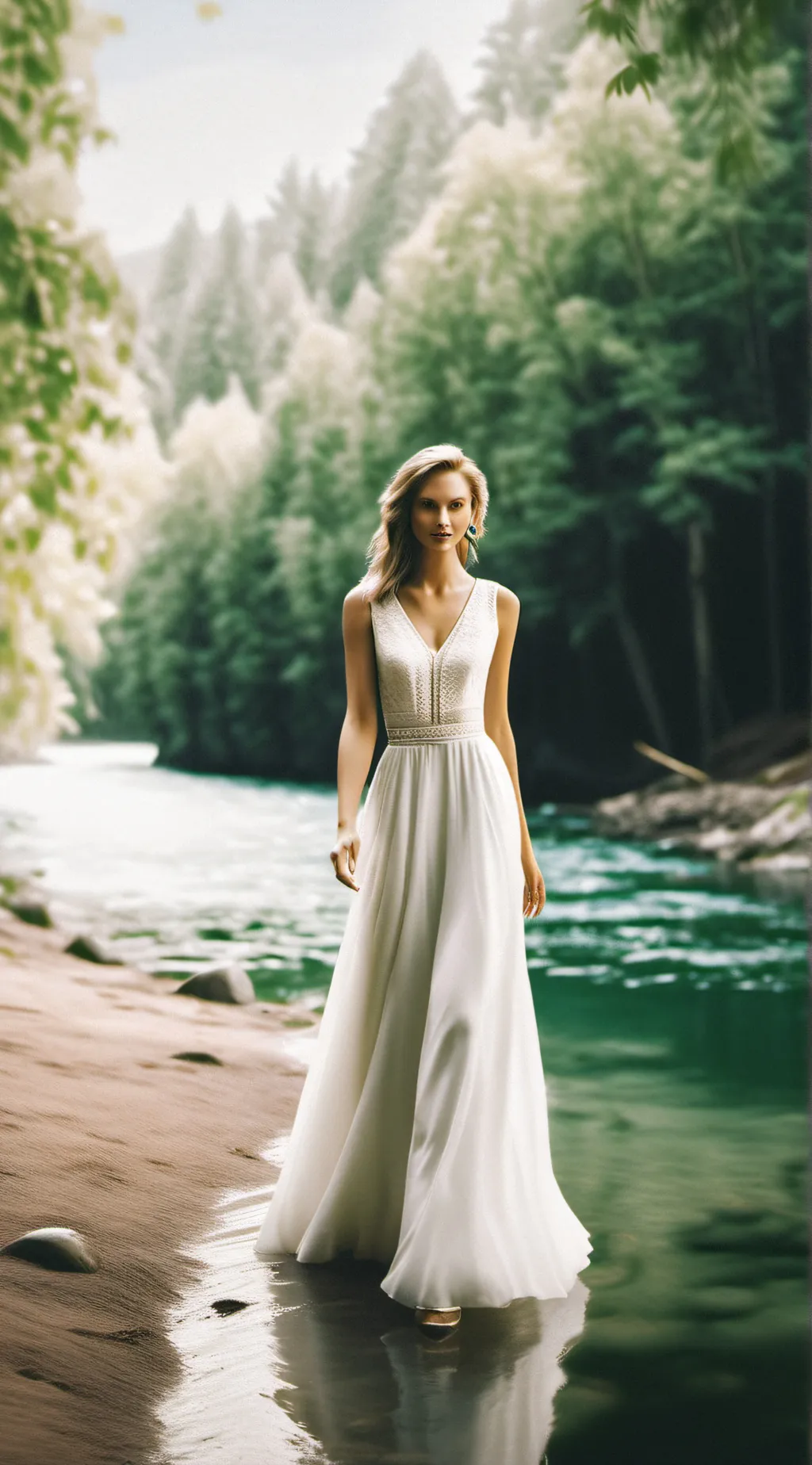 ai character: Grey  background