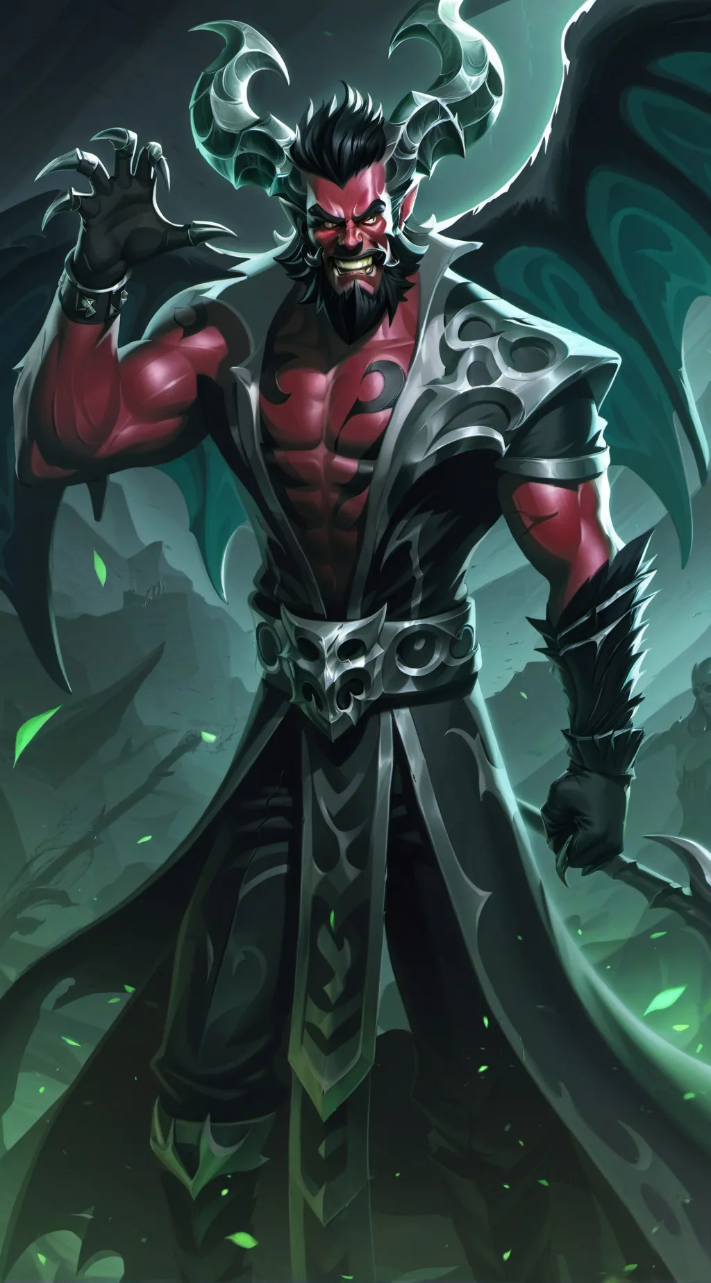 ai character: Satan  background