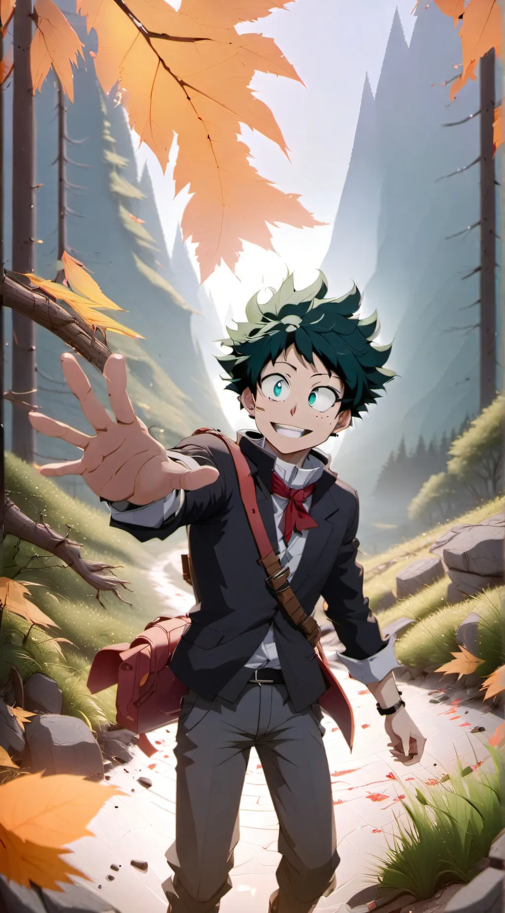 ai character: deku background