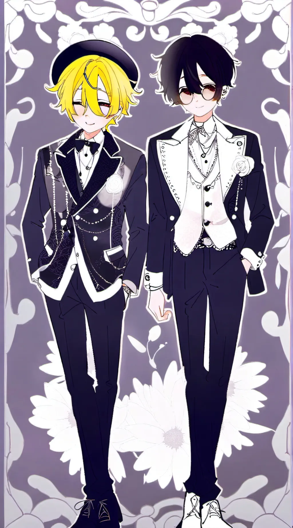 ai character: moon and soler background