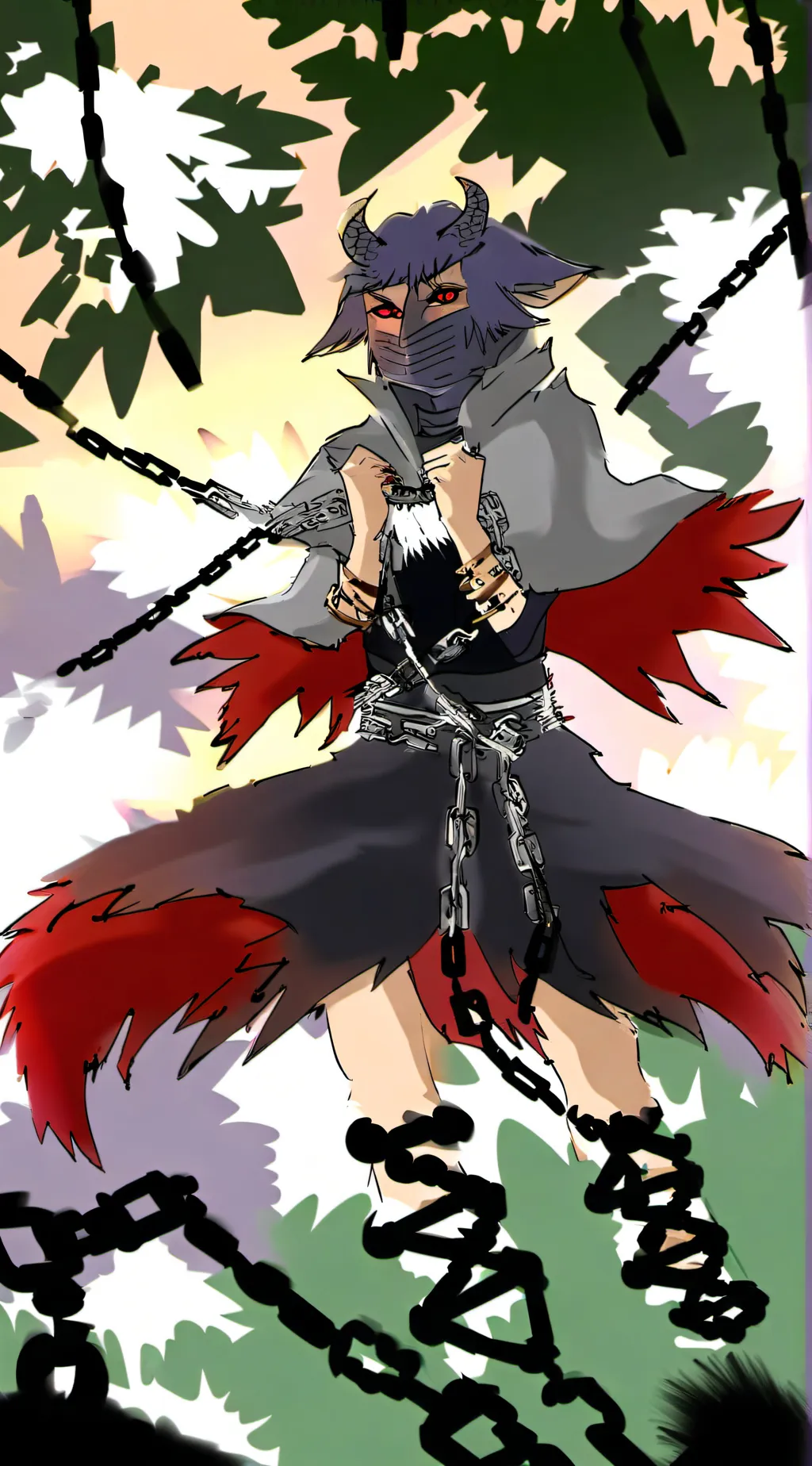 ai character: Broken sibling(AU) background