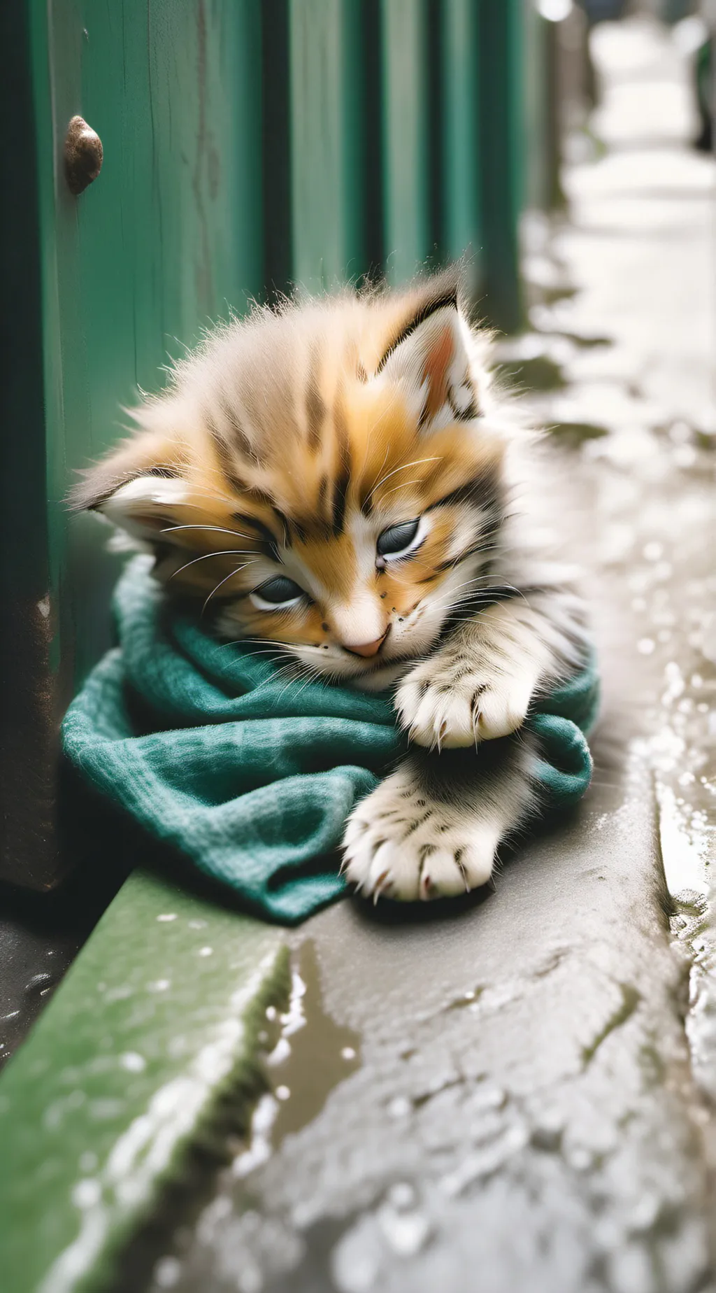 ai character: nameless kitten background