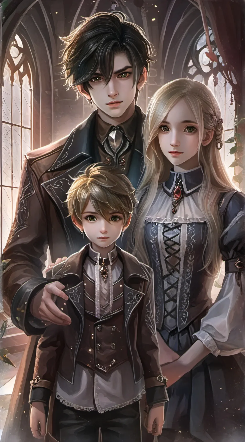 ai character: three siblings background