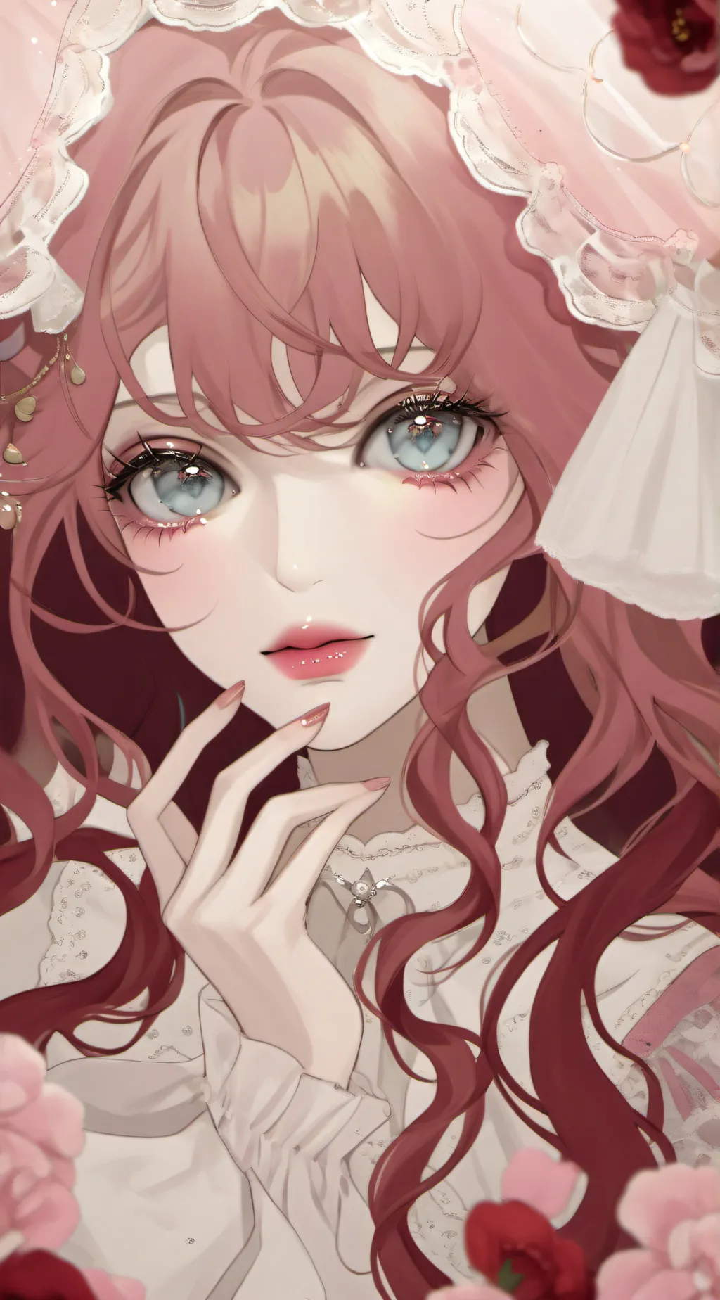 ai character: SUS GIRL background