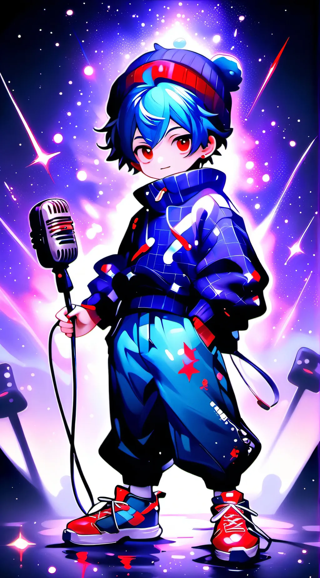 ai character: ♥ 💙B F💙♥️ background