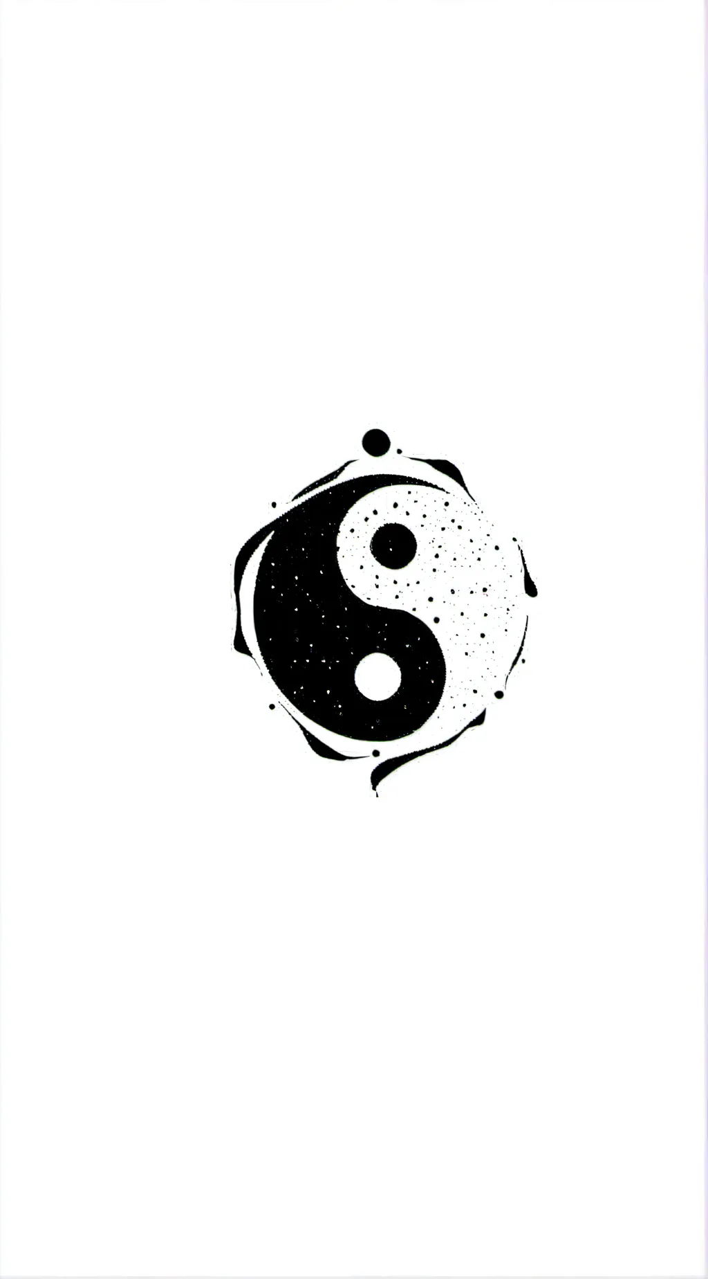 ai character: yin & yang background
