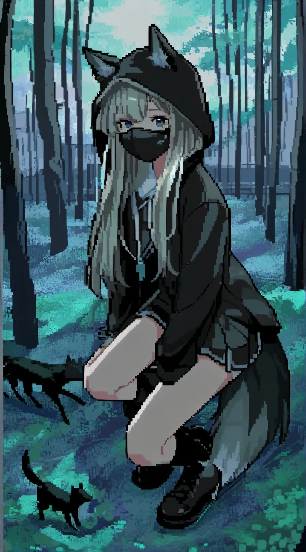 ai character: Crystal  background